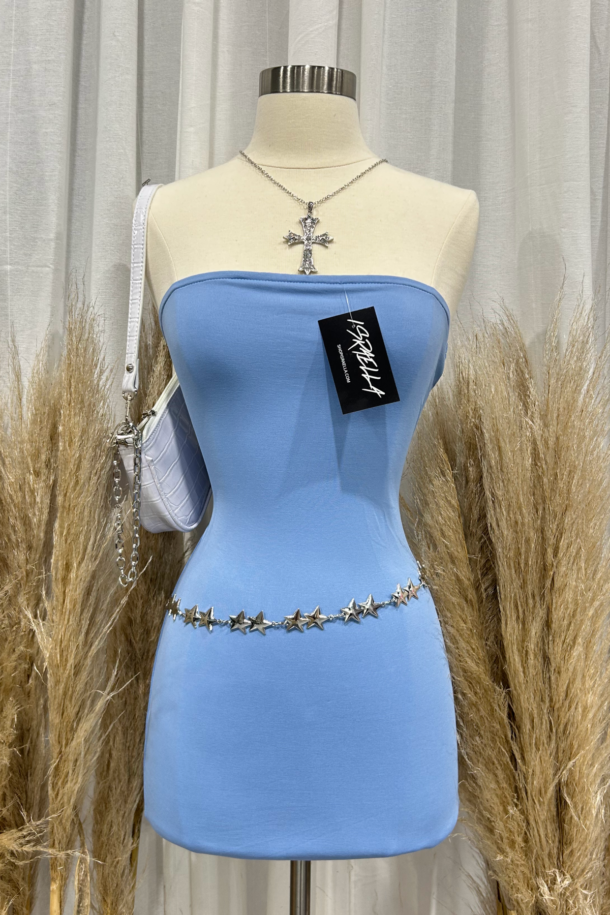 Vera Tube Dress (Baby Blue)