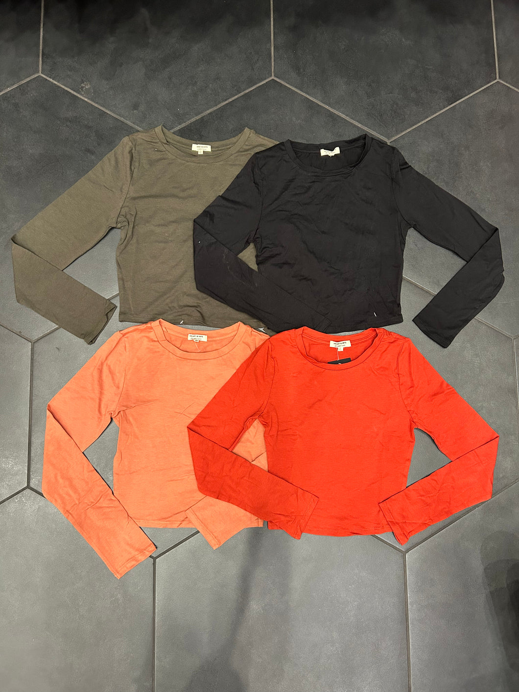 Britt Basic Long Sleeve Top (4 Colors)