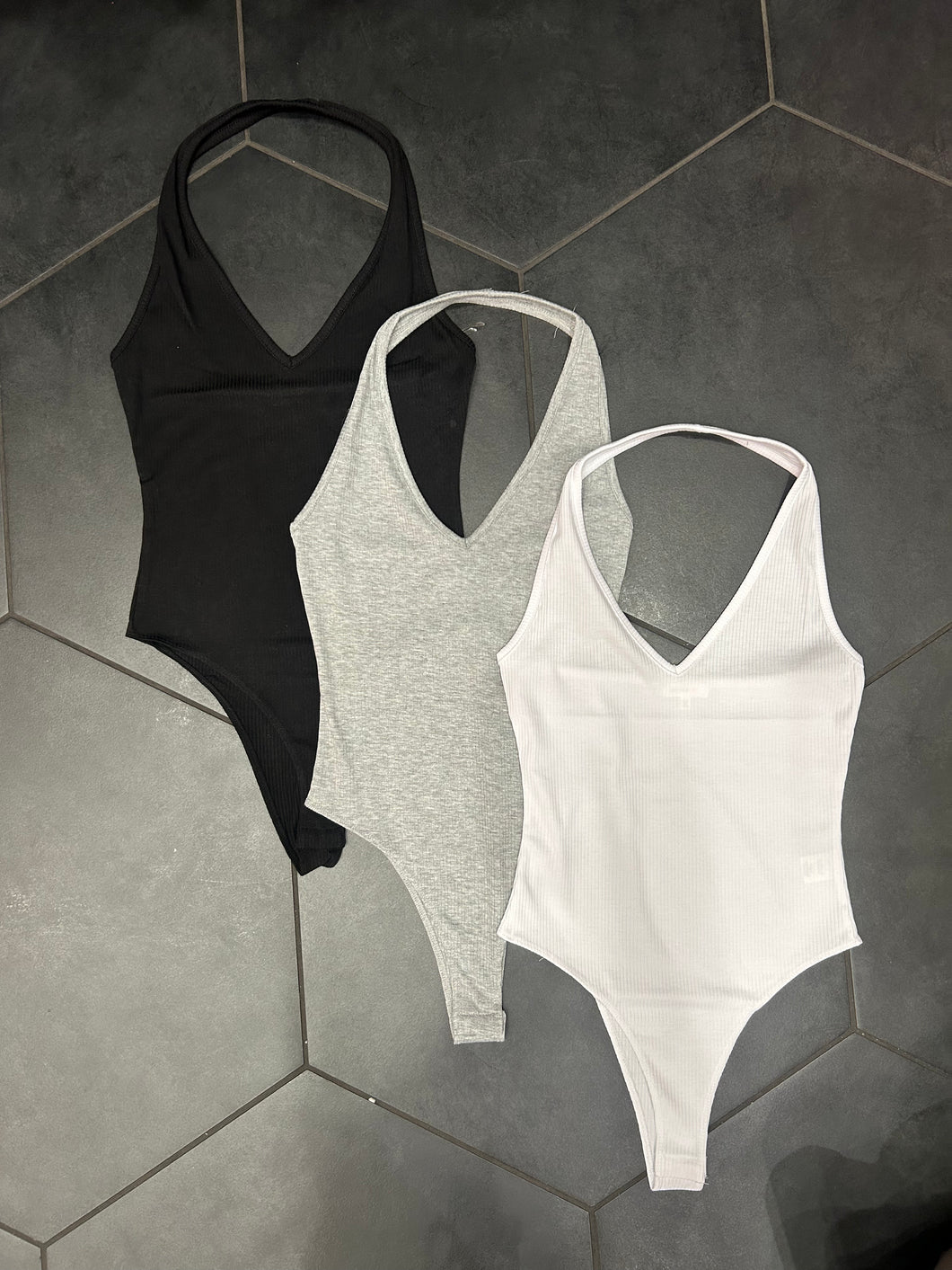 Heather Halter Bodysuit (3 Colors)