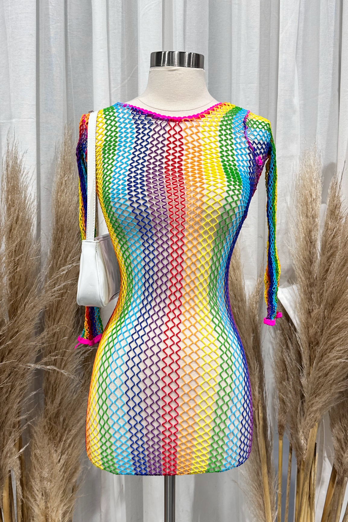 Zulu Long Sleeve Mini Dress (Multi Color)