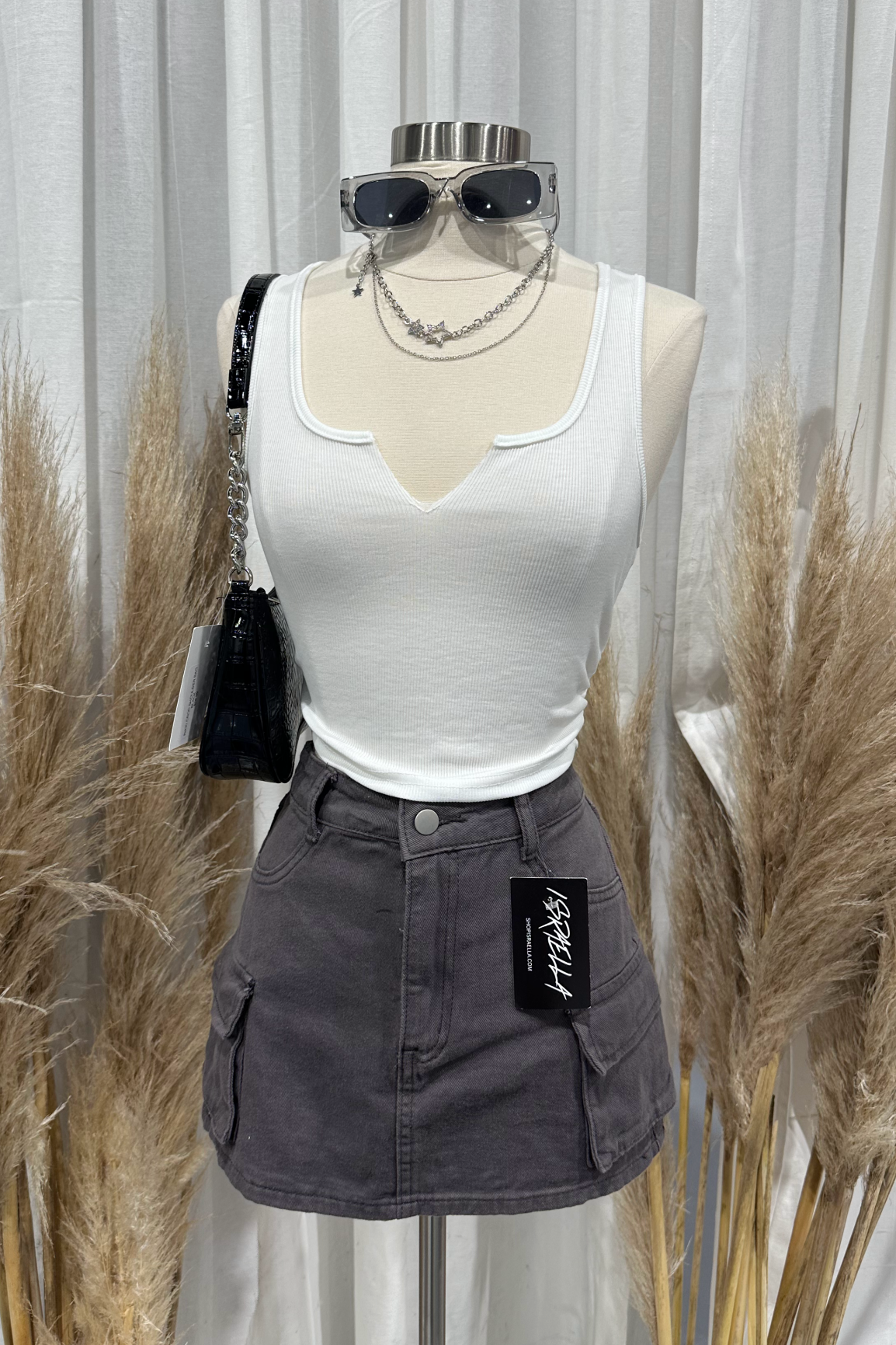 Layla Tank Top (White)