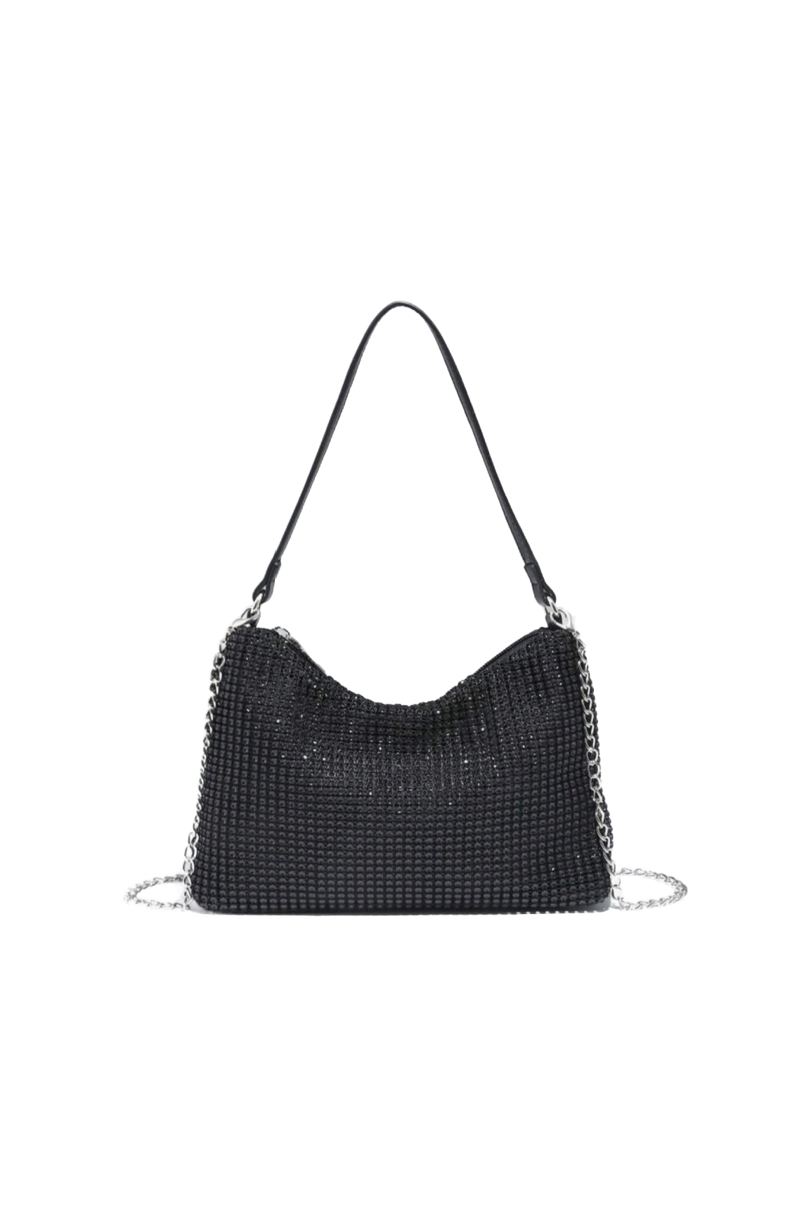 Ozzie Rhinestone Bag (Black)