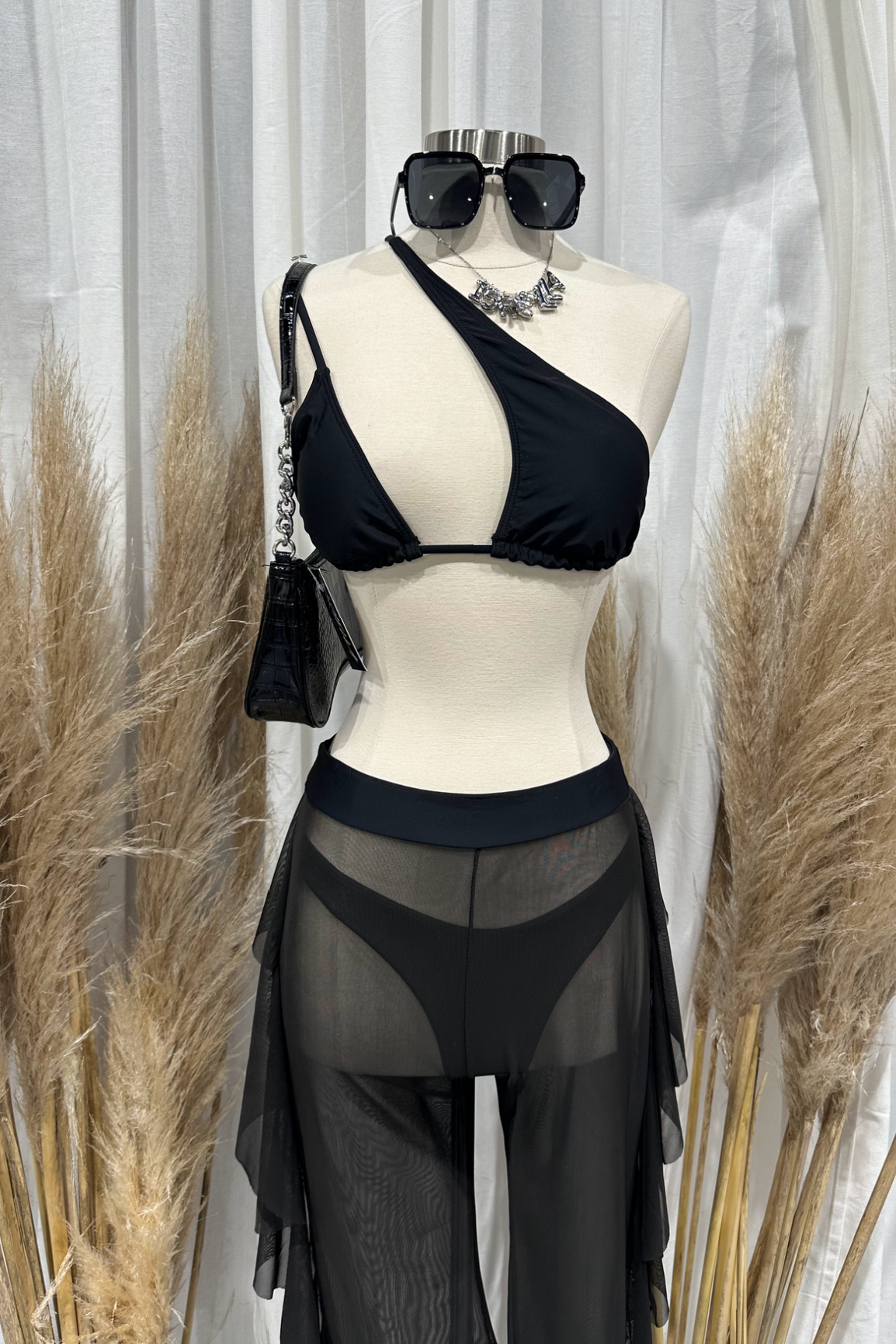 Sam Mesh Pants (Black)