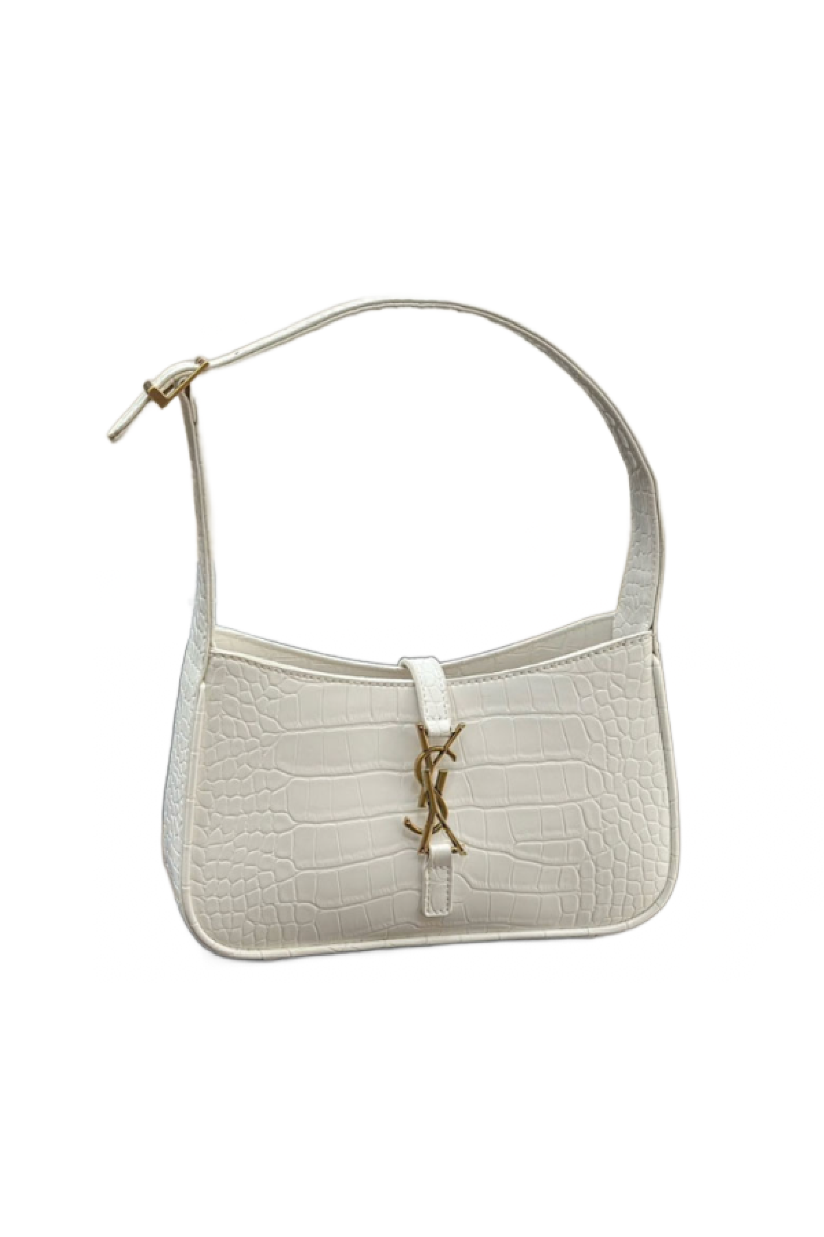 Saint Croc Shoulder Bag (White)