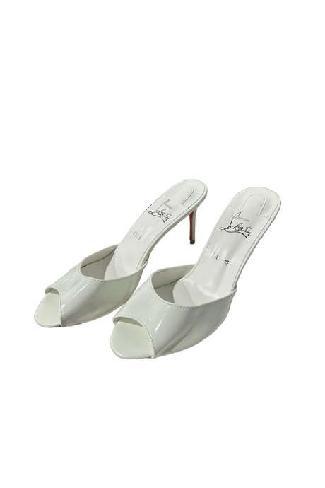 Christian Kitten Heels (White)