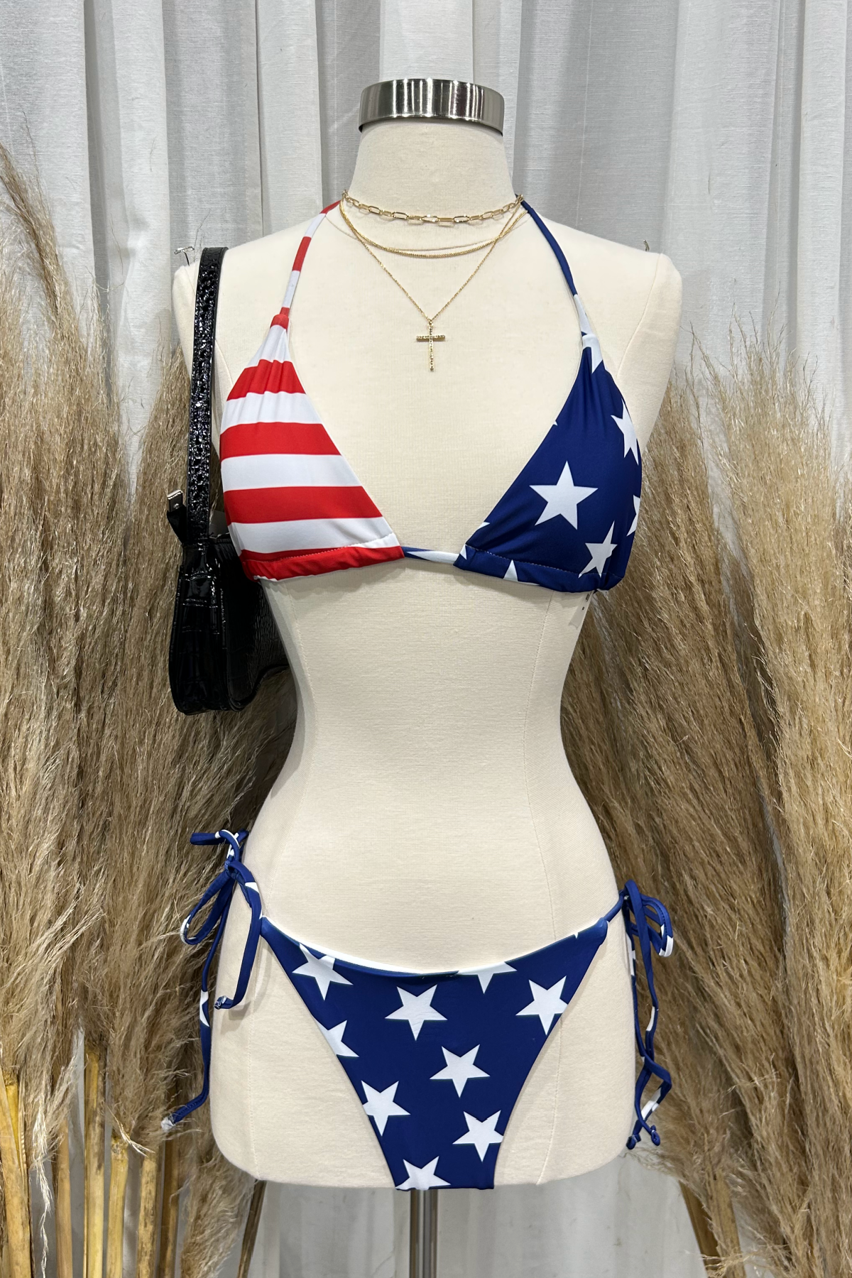 Merica Bikini Set (Blue Multi)