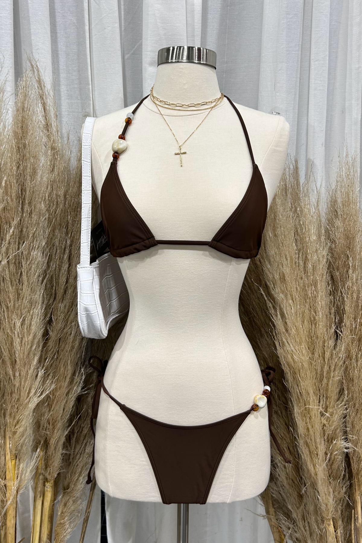 Aleja Bikini Set (Chocolate Brown)