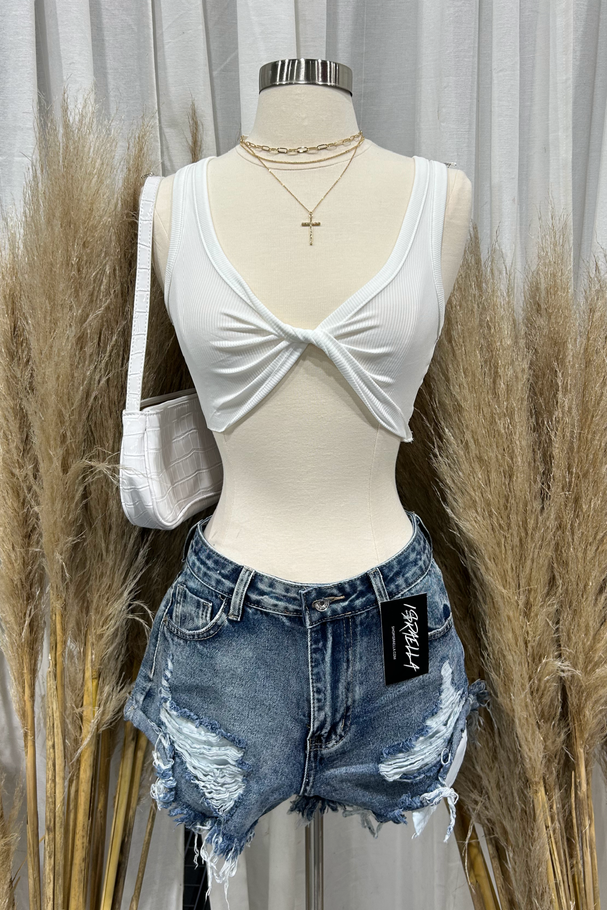 Kurt Twist Top (White)