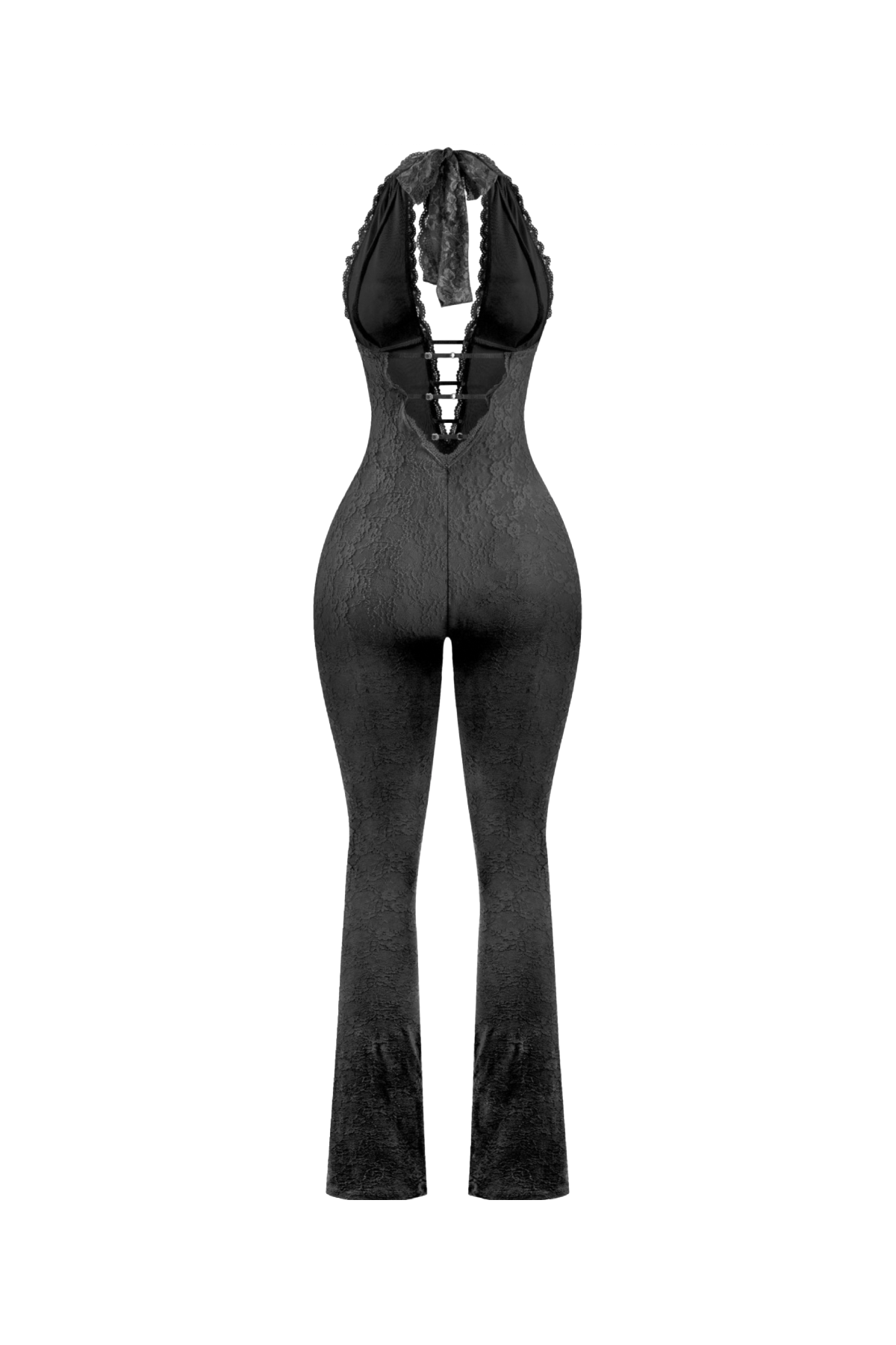 Novalee Halter Jumpsuit (Black)