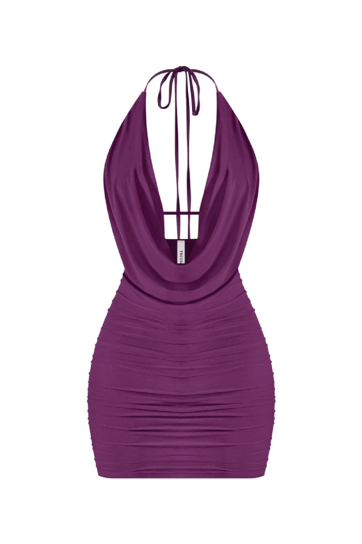 Vanessa Halter Mini Dress (Purple)