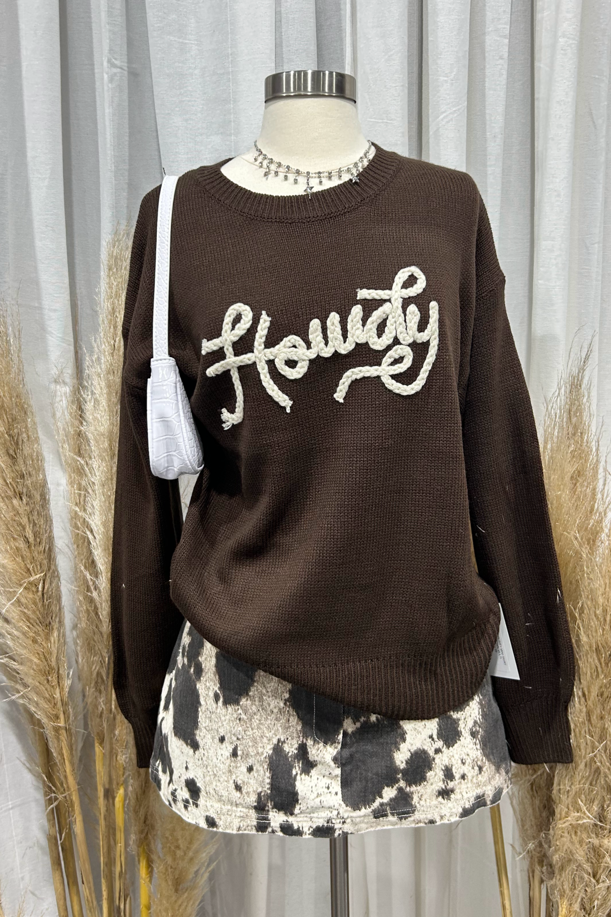 Moroney Mini Skirt (Brown Multi)
