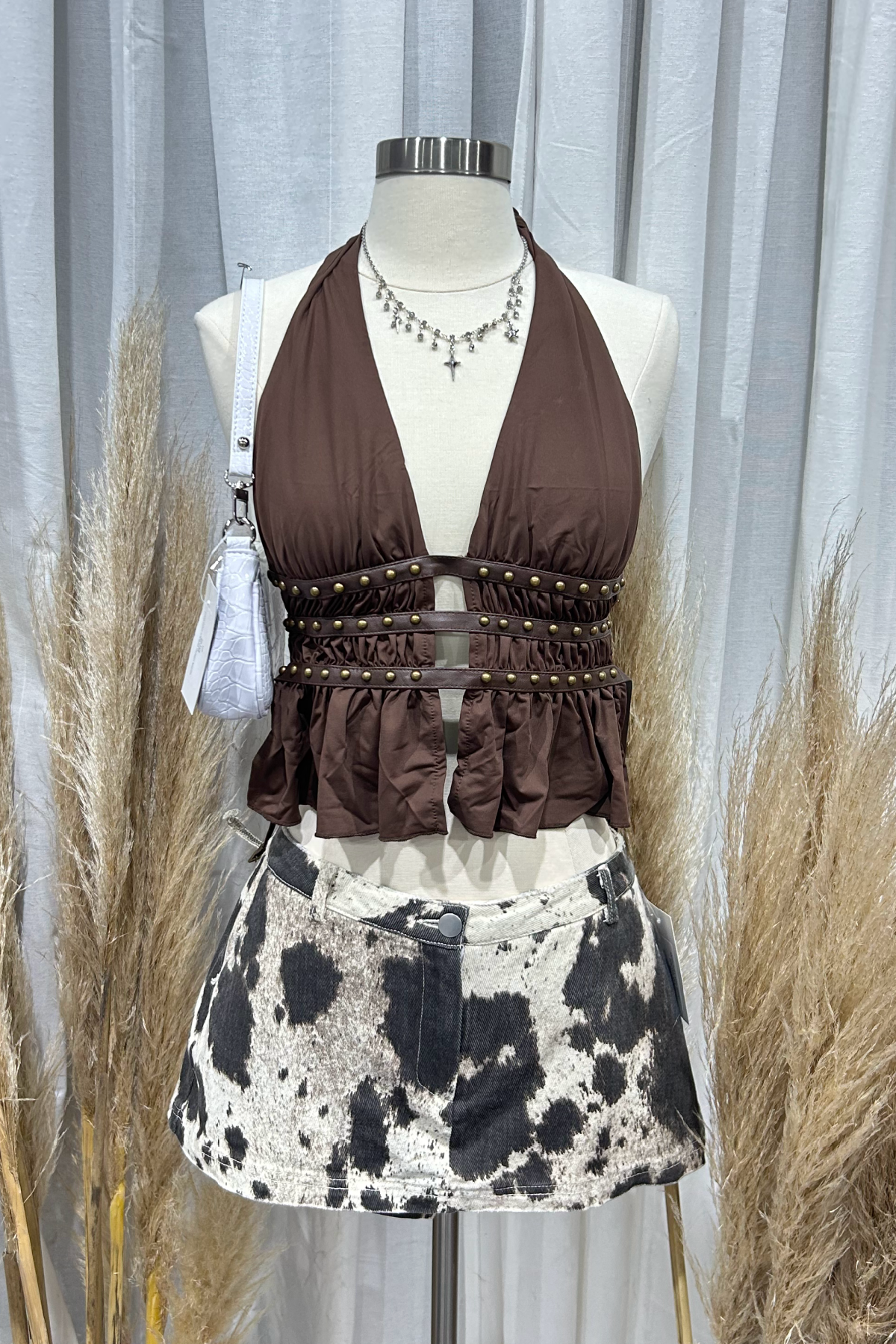 Indie Halter Top (Brown)