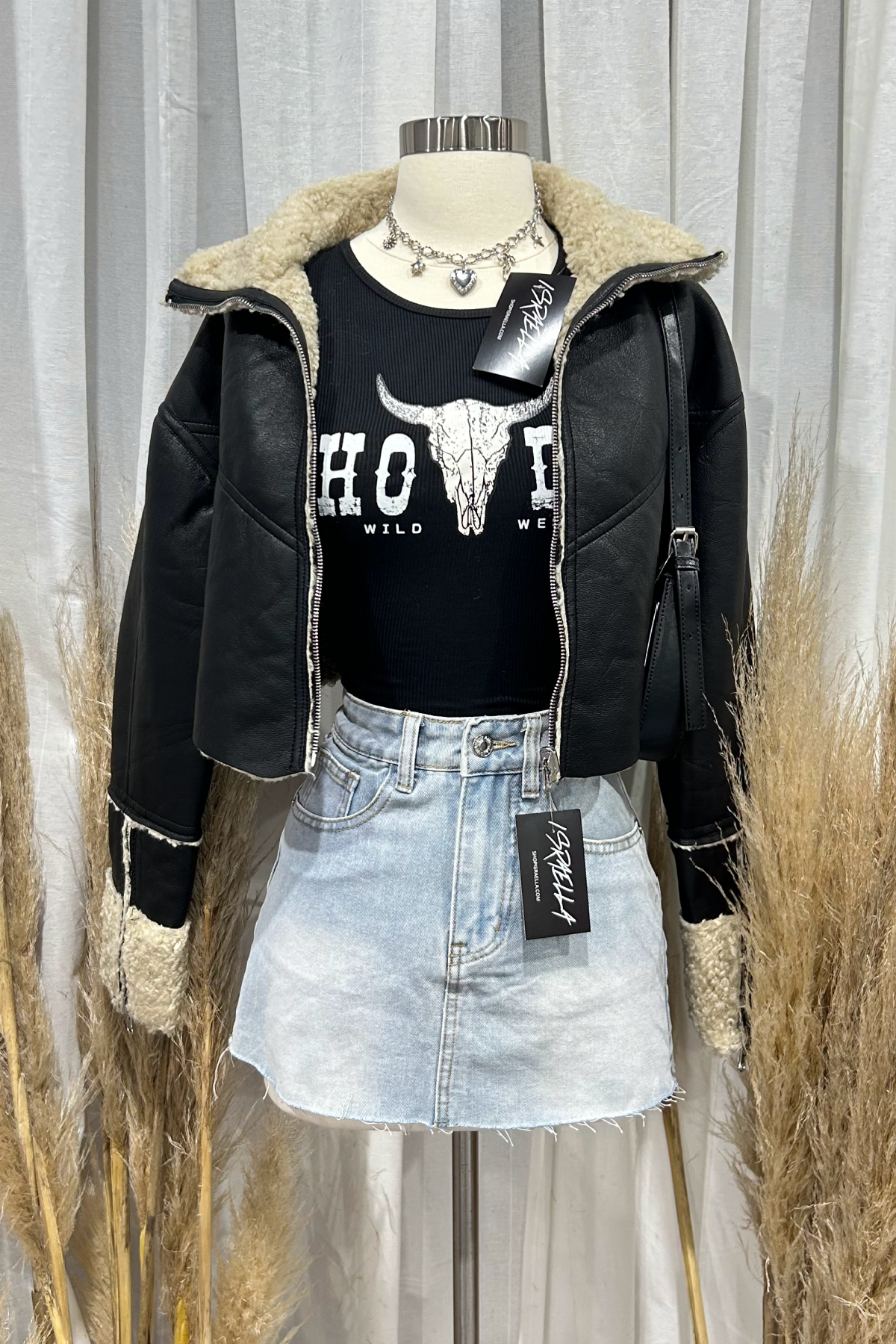 Clas Cropped Jacket (Black)