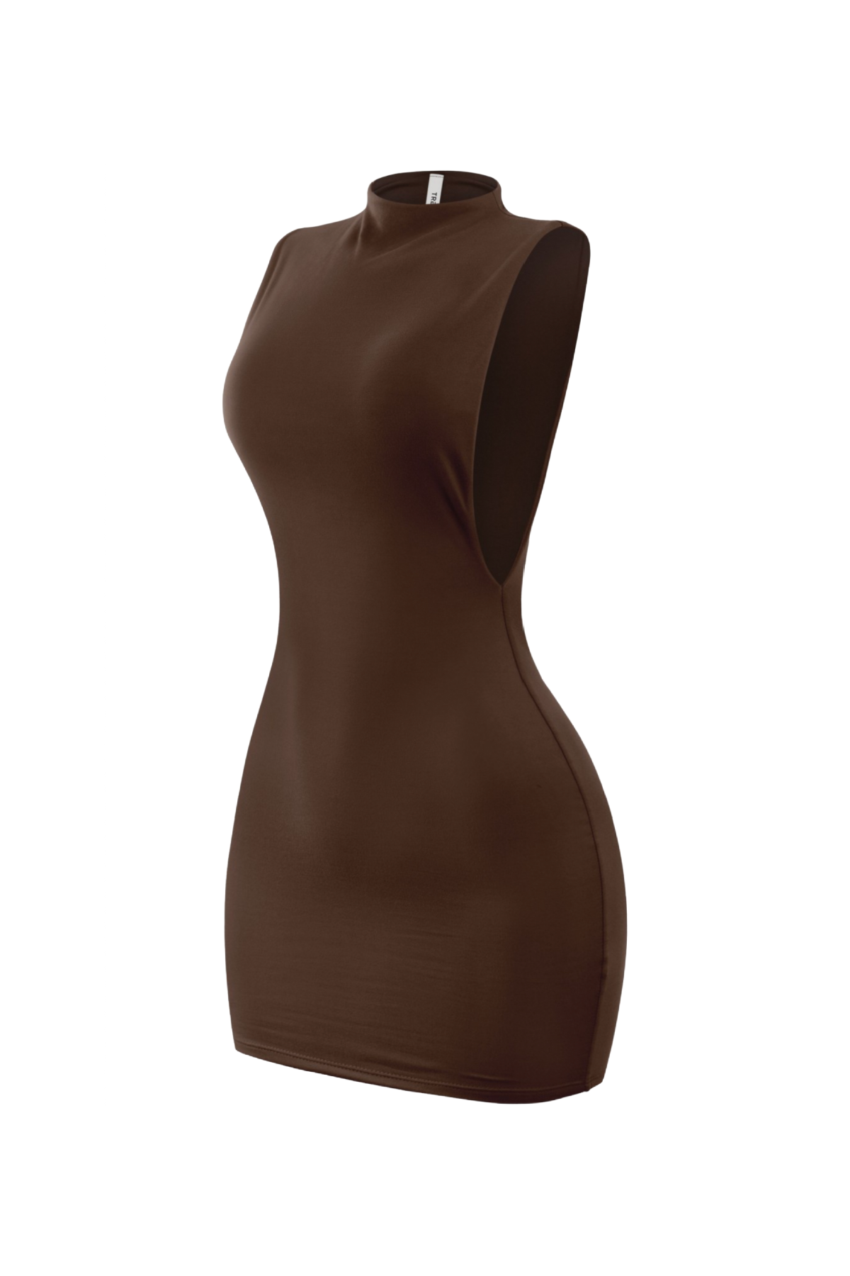Miko Mini Dress (Brown)