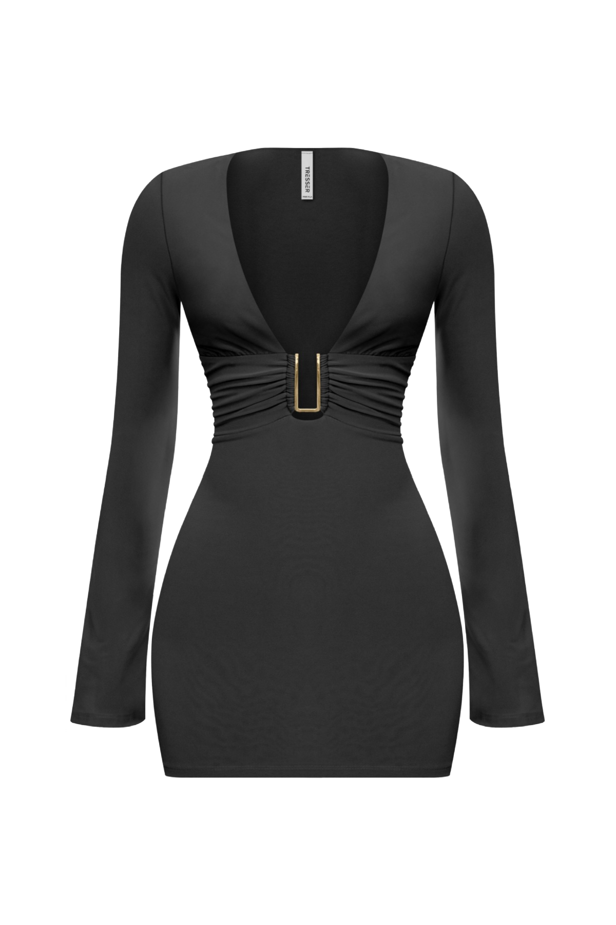 Becky Long Sleeve Dress (Black)