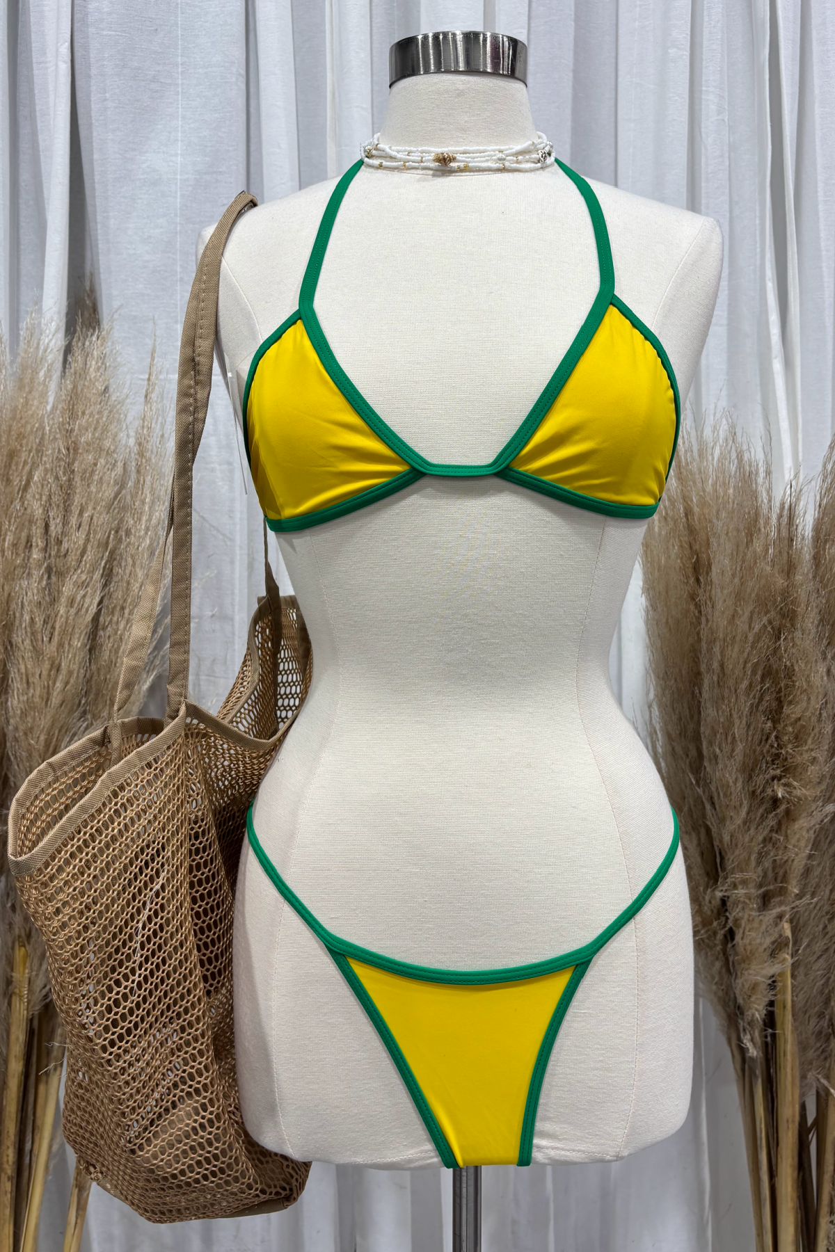 Brasil Bikini Set (Green/Yellow)