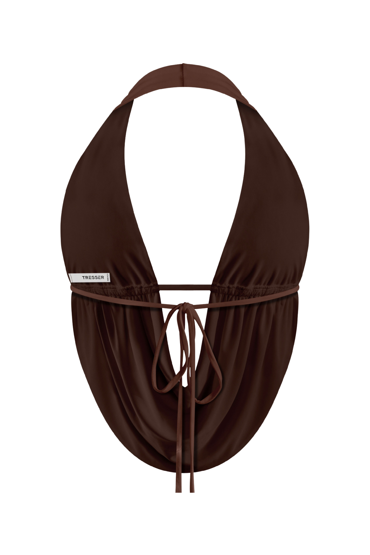 Mel Halter Top (Dark Brown)