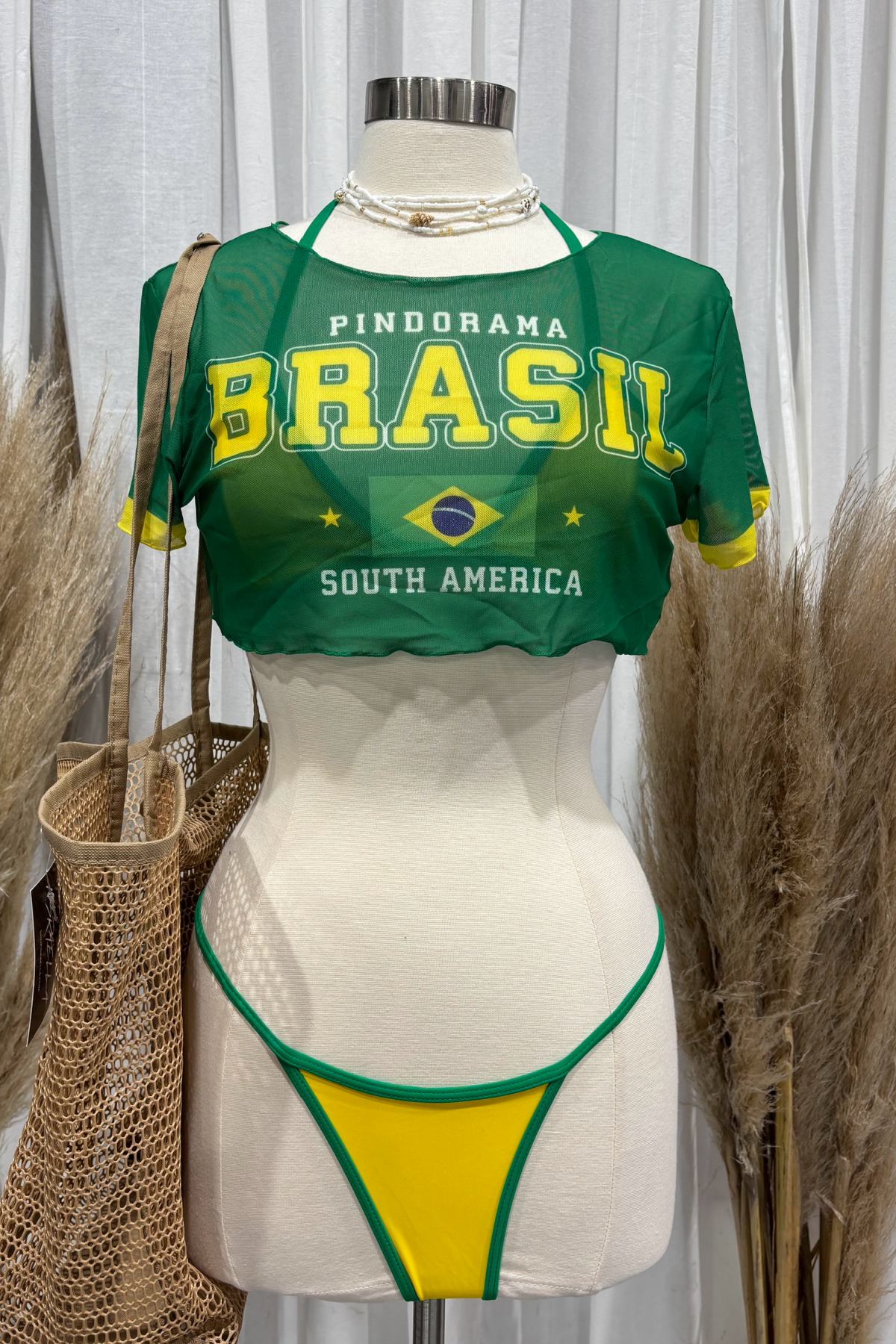 Brasil Bikini Set (Green/Yellow)