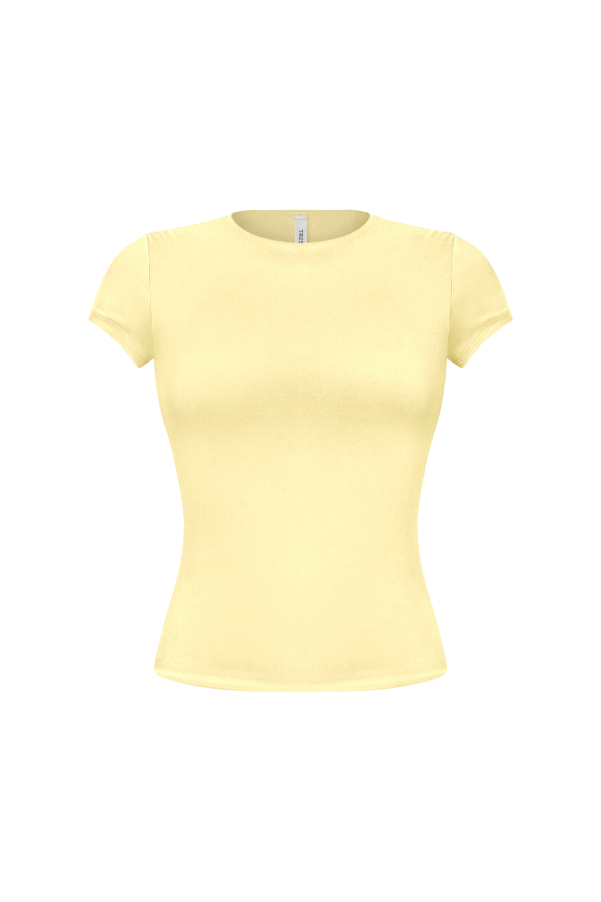 Cara Short Sleeve Top (Light Yellow)