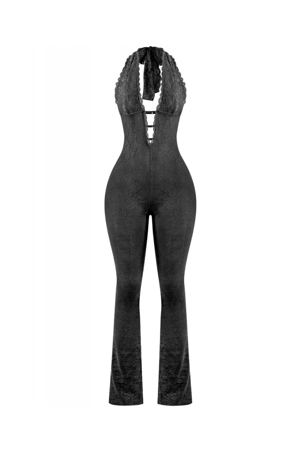 Novalee Halter Jumpsuit (Black)