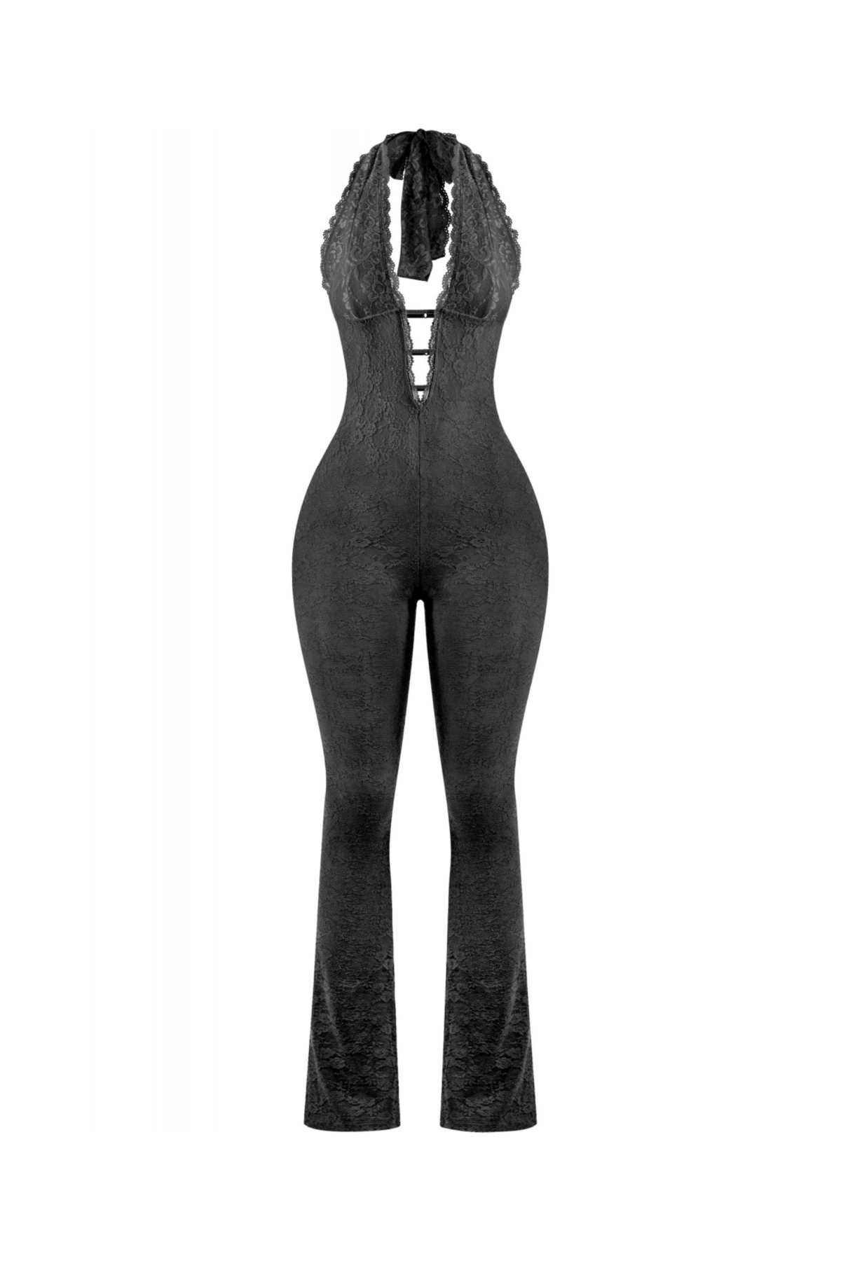 Novalee Halter Jumpsuit (Black)
