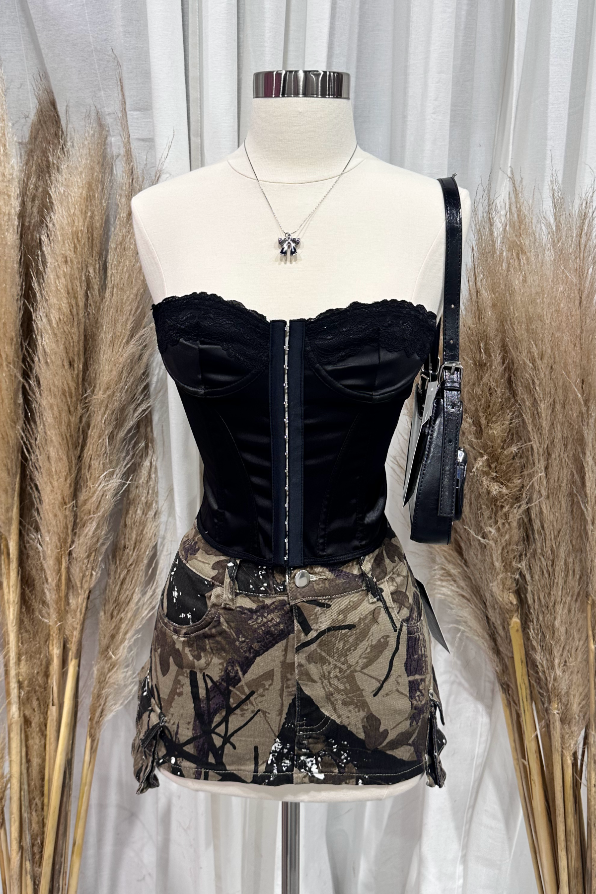 Lemora Corset Top (Black)