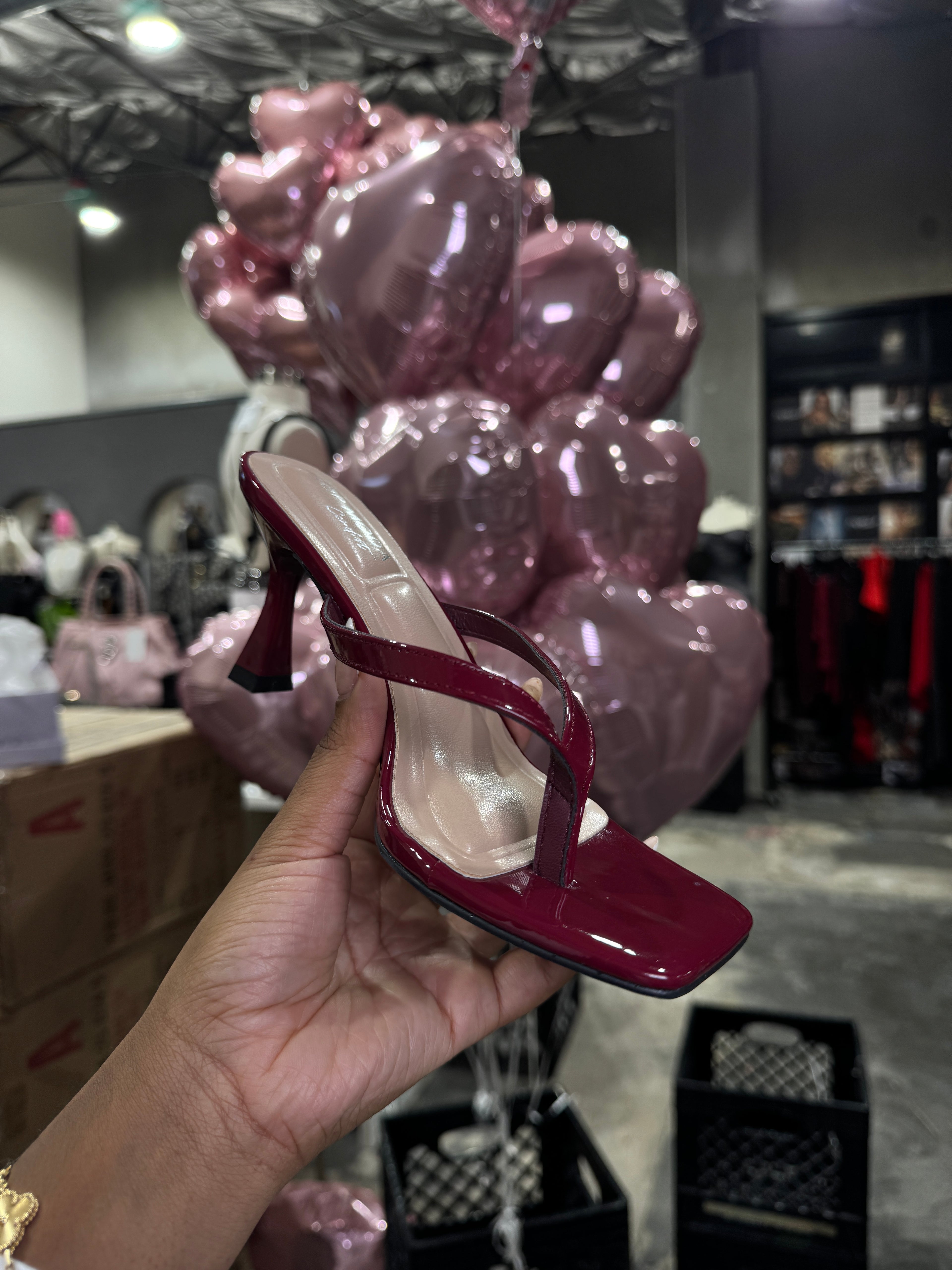 Rossie Heels (Cherry Red)