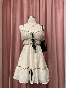 Kei Sun Dress (Cream/Black)