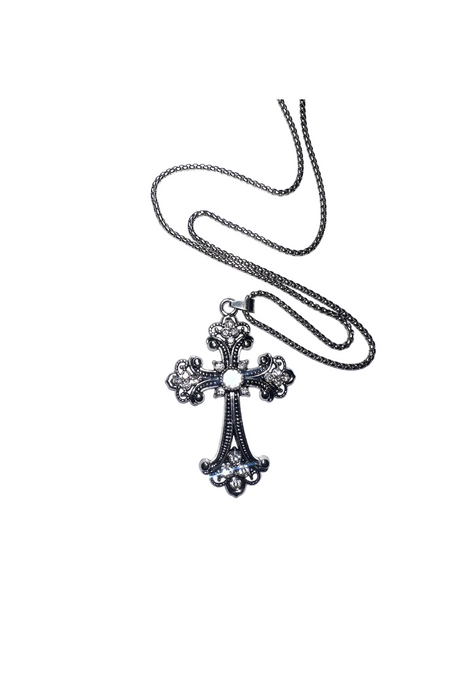 Cross Necklace (Silver)