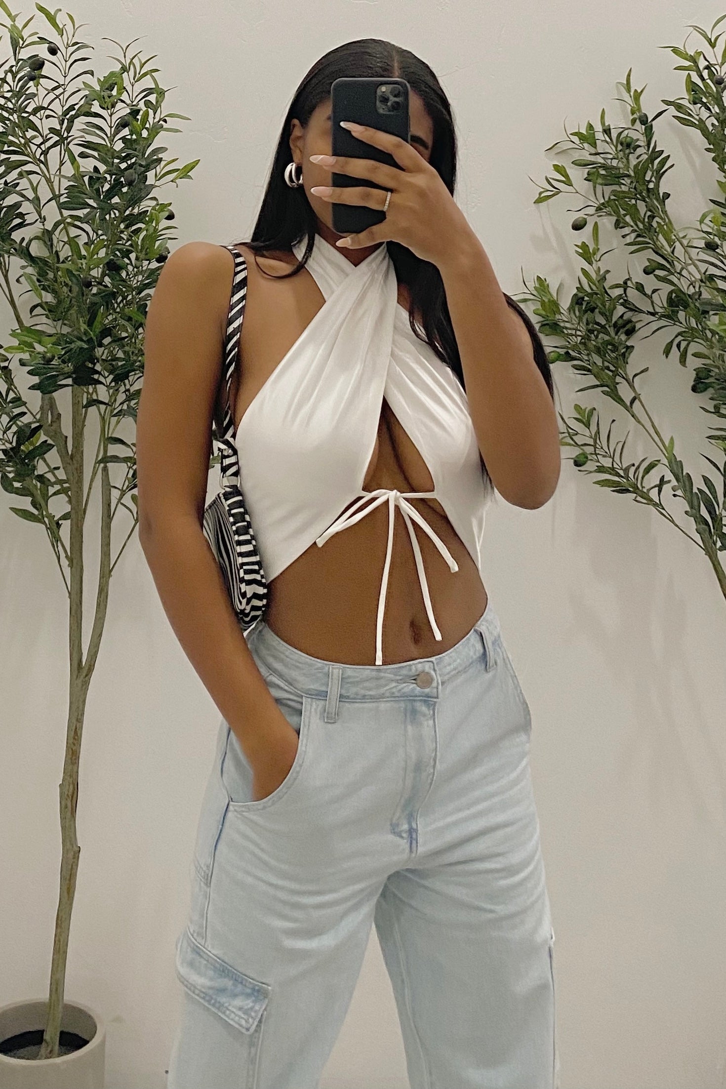 Eros Tie Top (White)