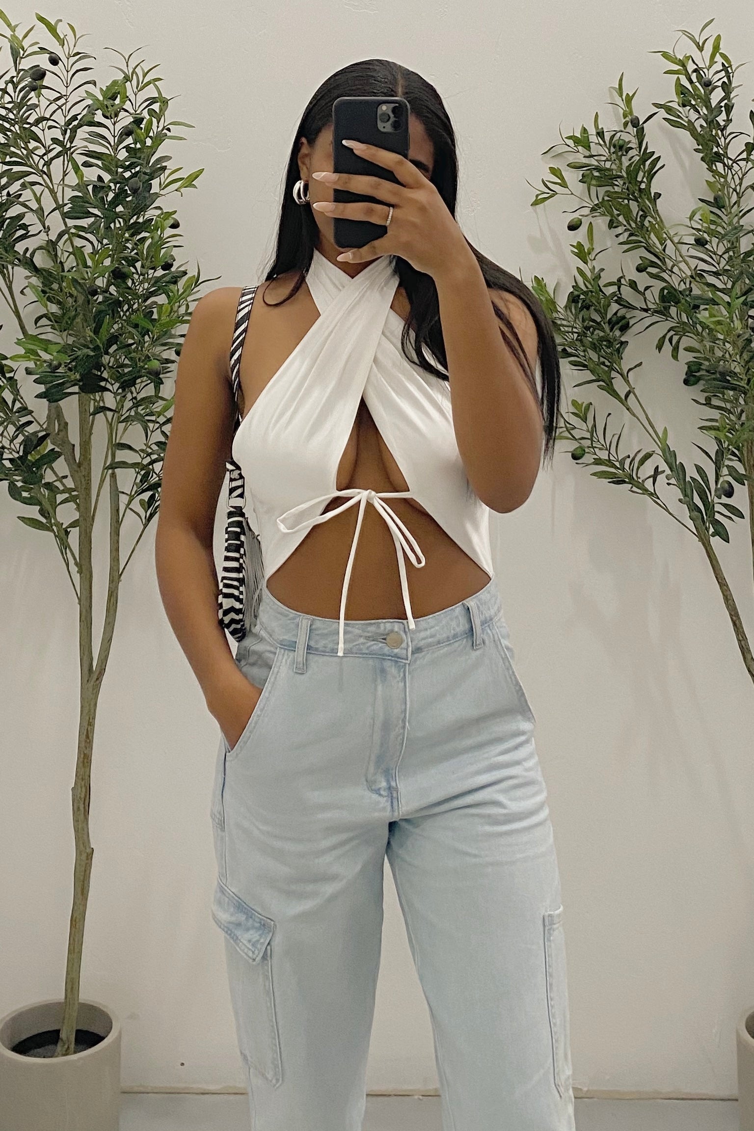 Eros Tie Top (White)