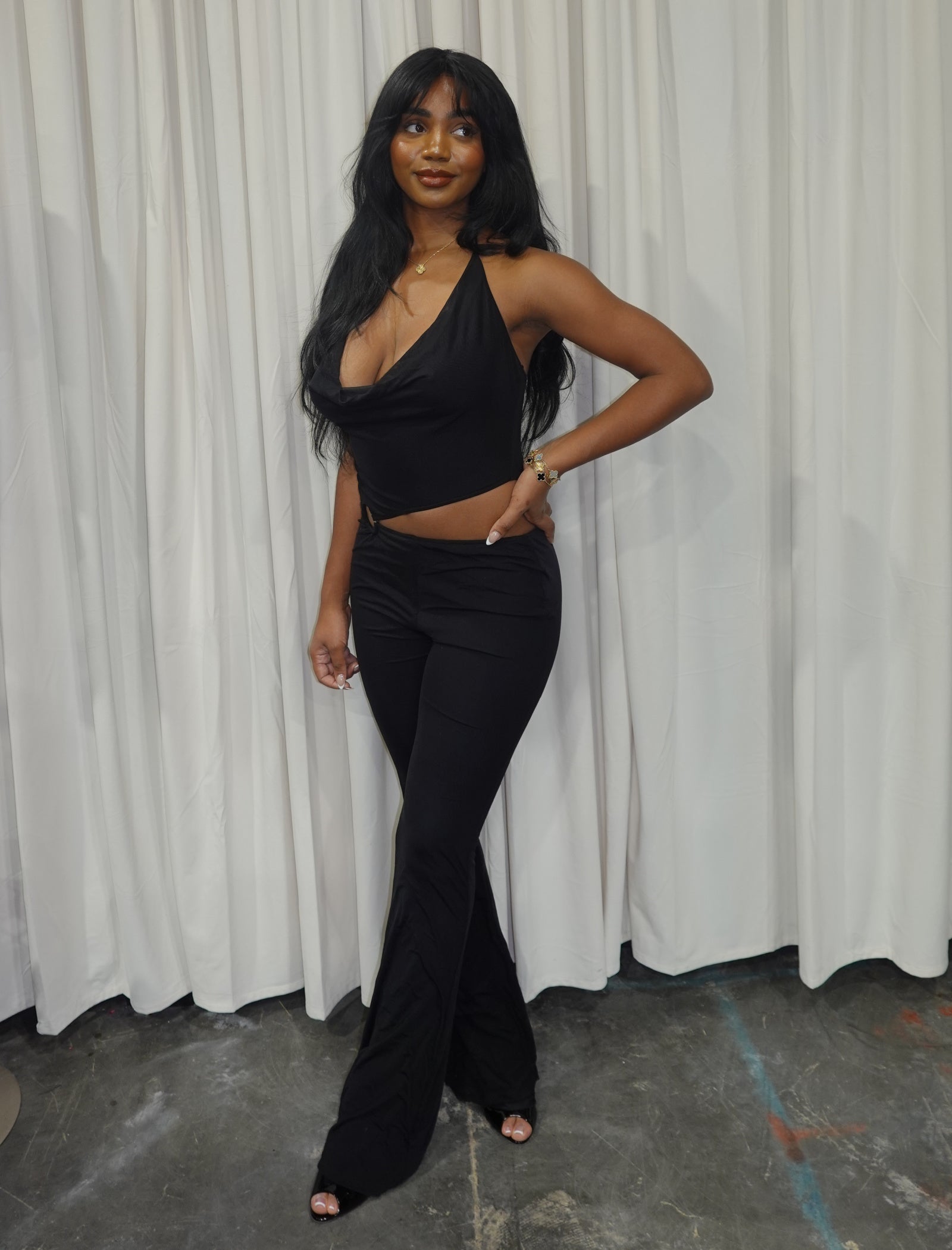 Euphoria Mesh Jumpsuit (Black)