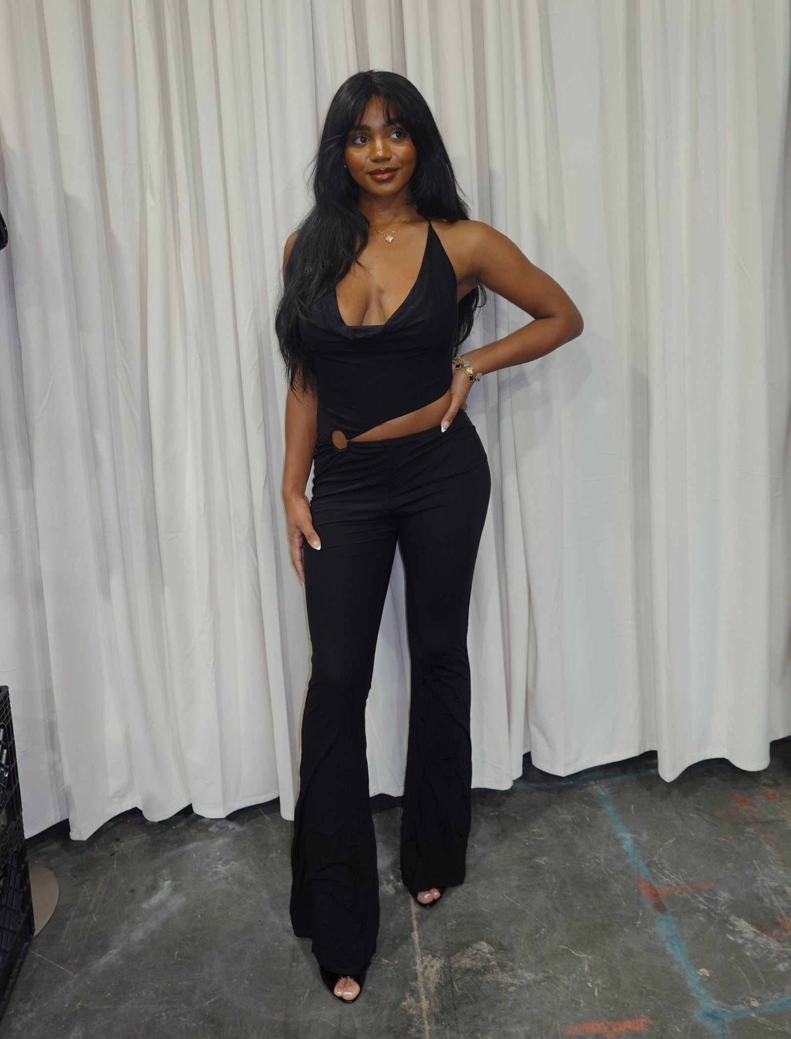 Euphoria Mesh Jumpsuit (Black)