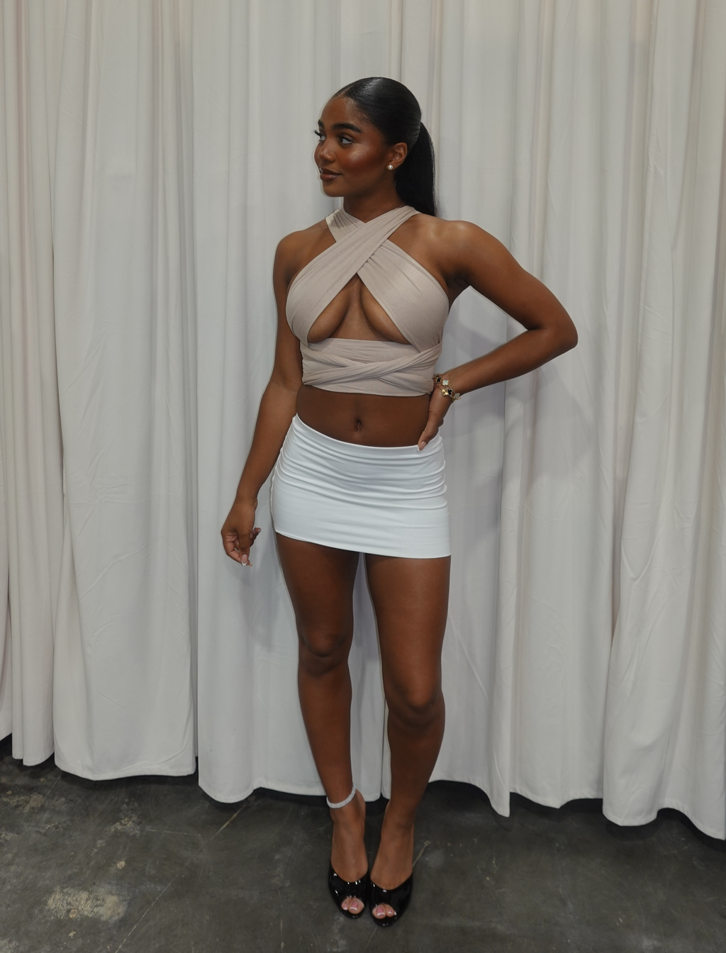 Lera Wrap Top 2.0 (Taupe)