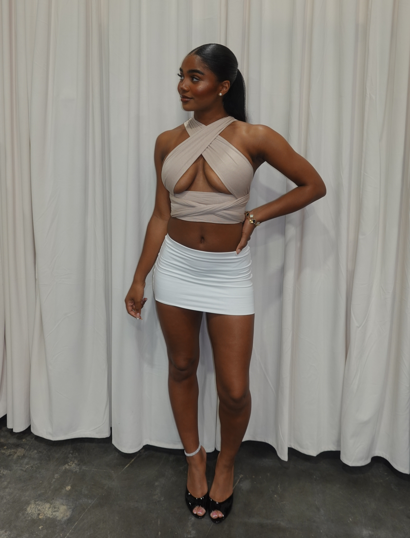 Lera Wrap Top 2.0 (Taupe)