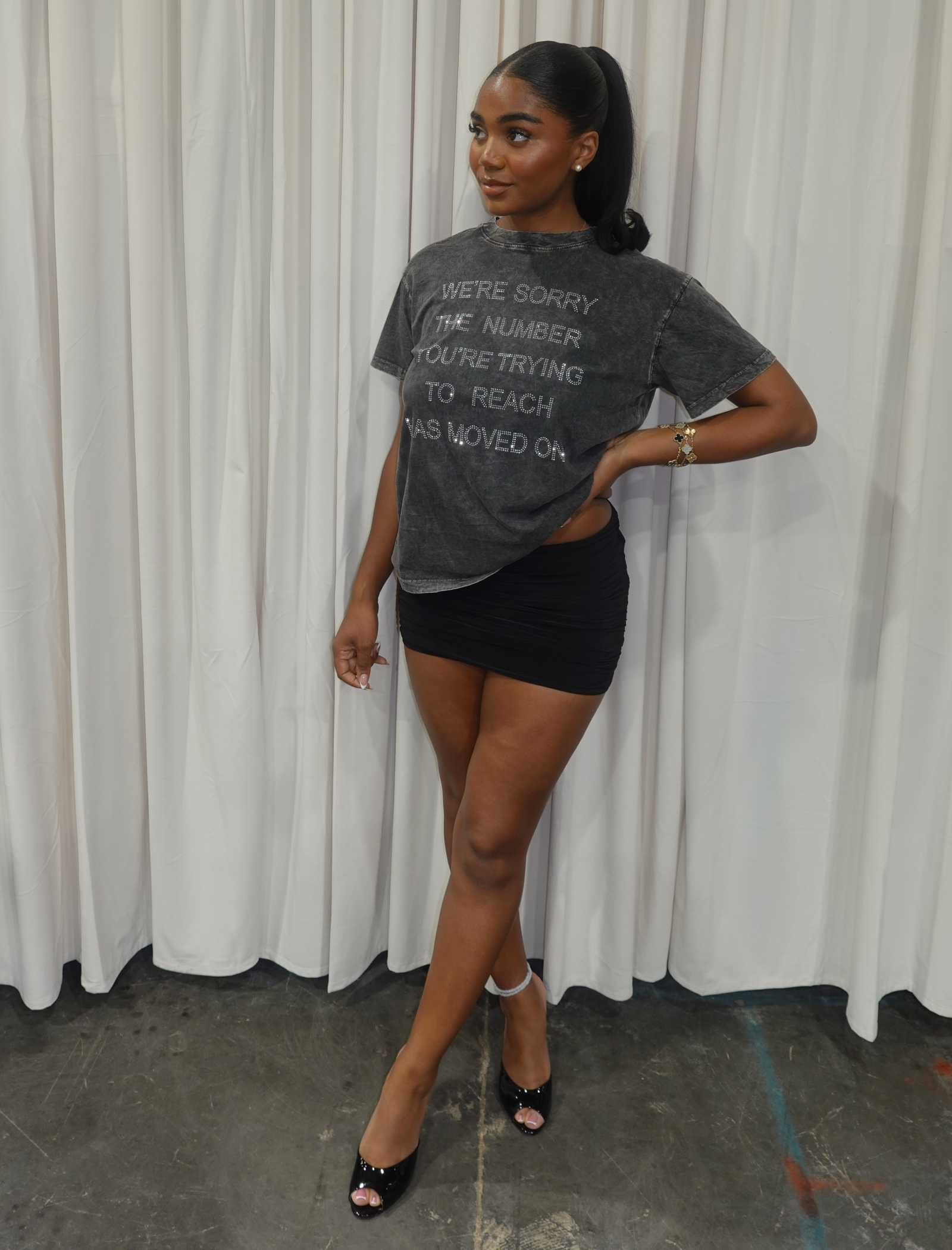 We're Sorry Top (Black)