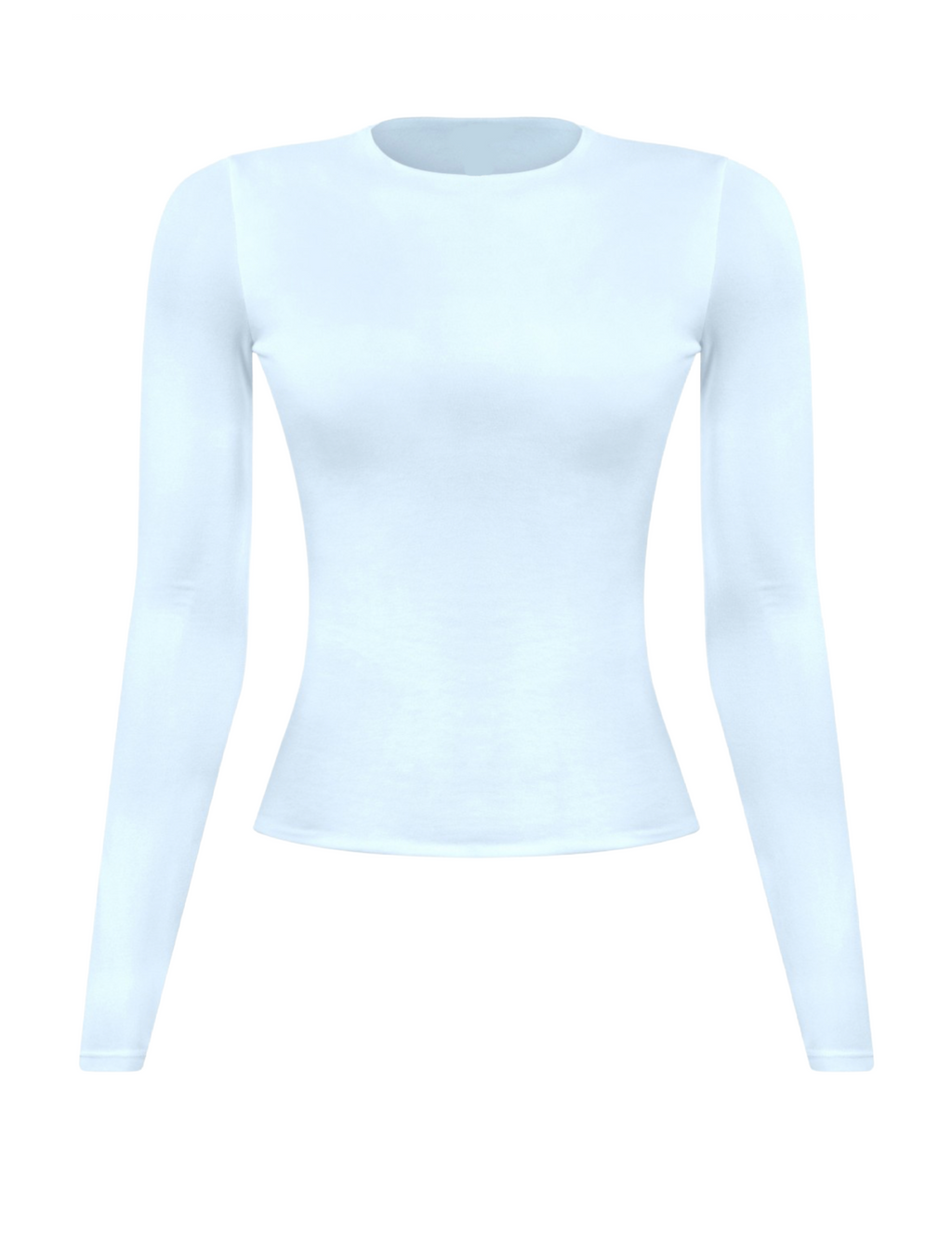 Cara Long Sleeve Top (Baby Blue)