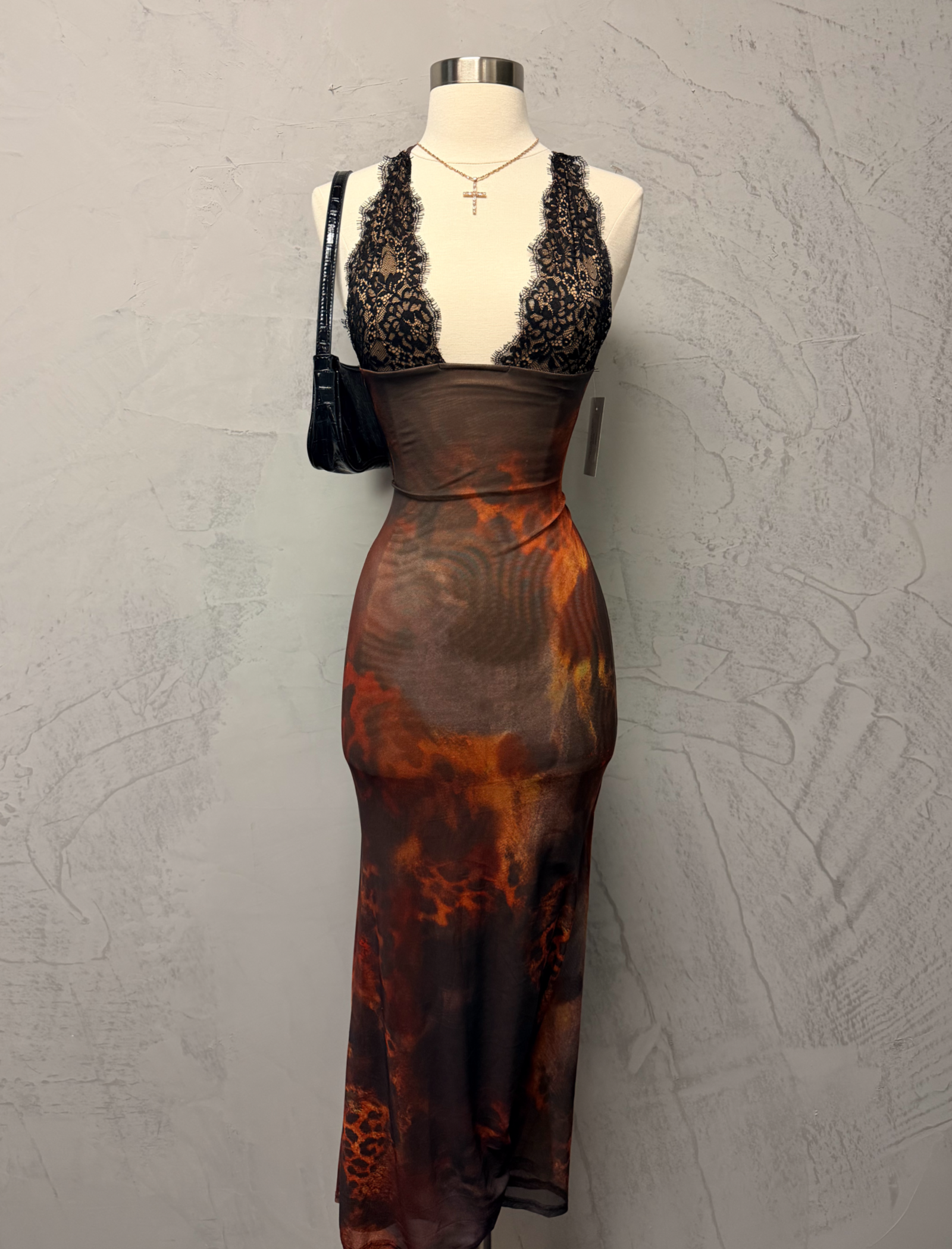 Isha Lace Maxi Dress (Multi Color)