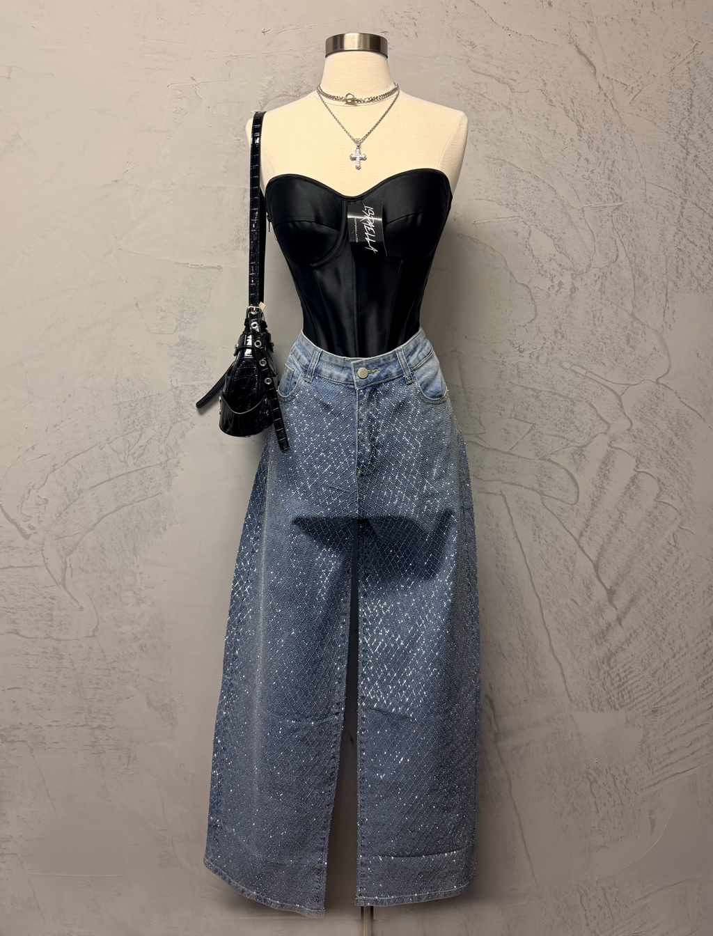 Elsa Sparkle Jeans (Blue Denim)