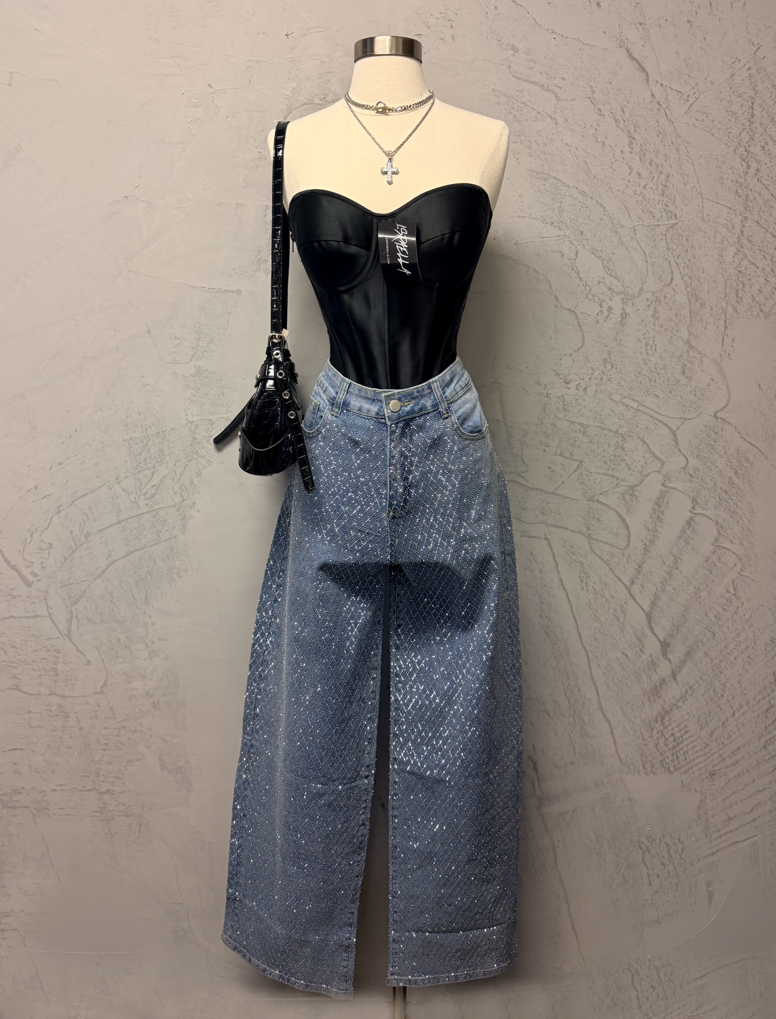 Elsa Sparkle Jeans (Blue Denim)