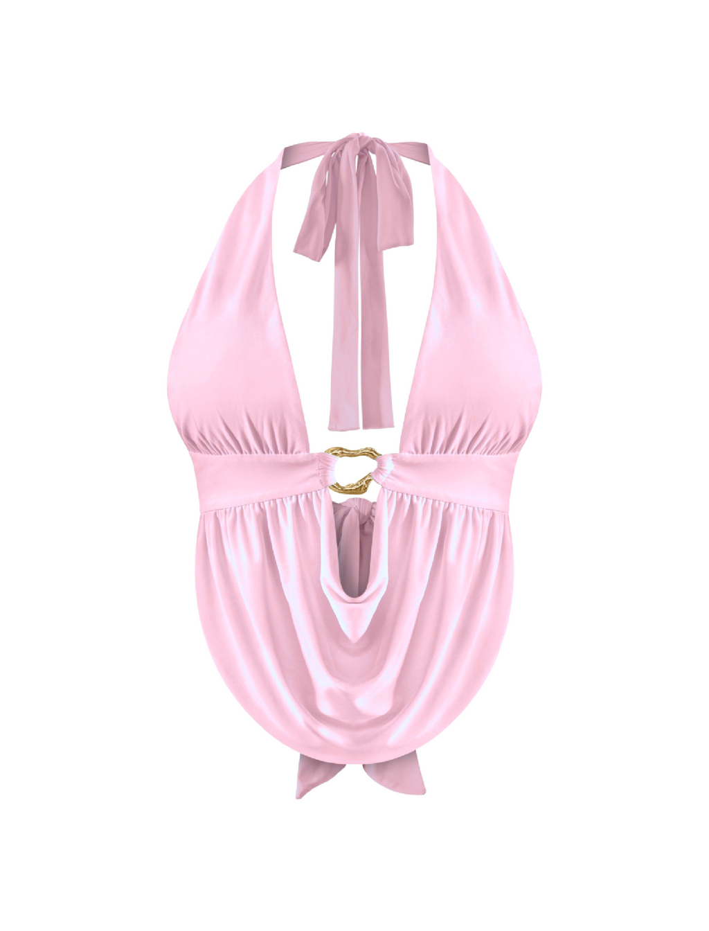 Argent Halter Top (Light Pink)