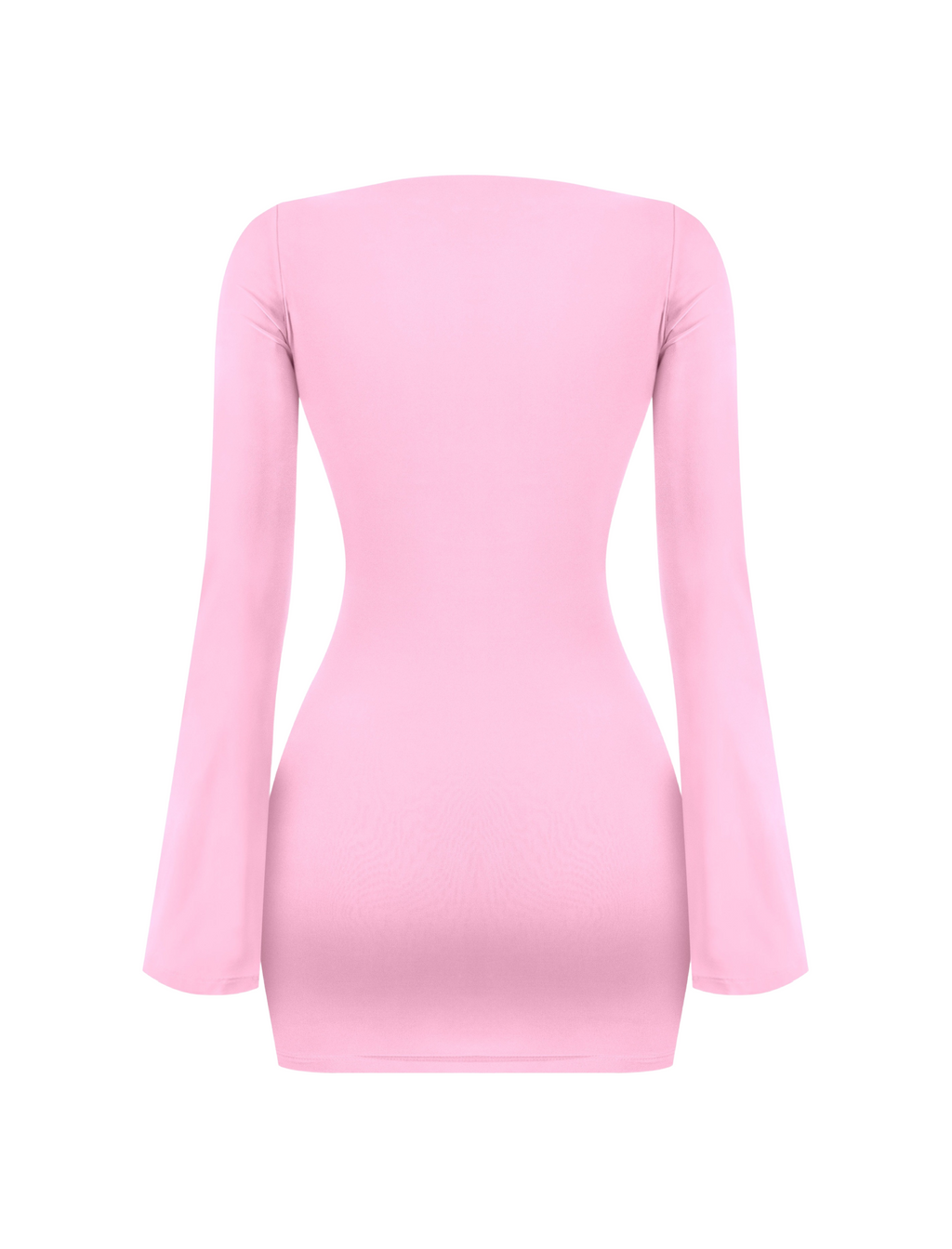 Ibarra Long Sleeve Mini Dress (Pink)