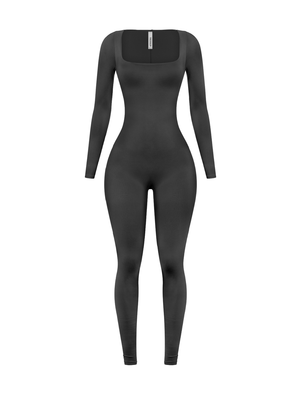 Alessia Long Sleeve Jumpsuit (Black)