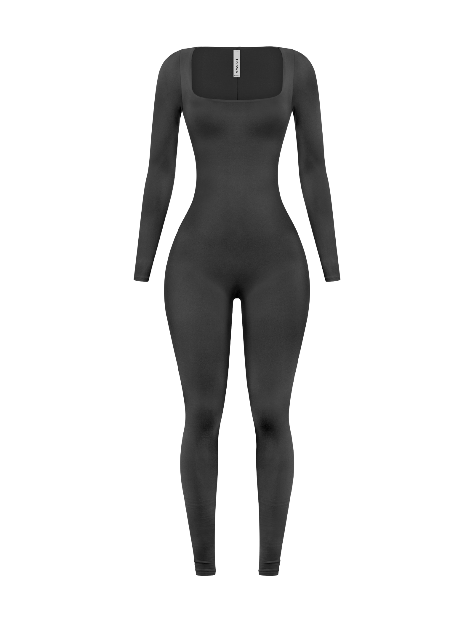 Alessia Long Sleeve Jumpsuit (Black)