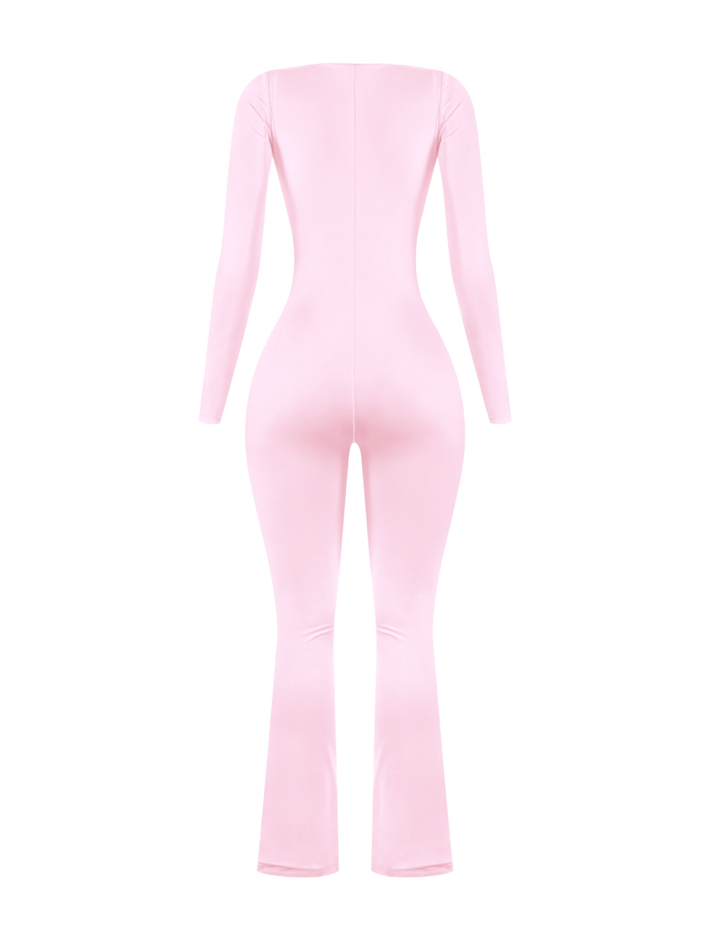 Kaysen Long Sleeve Jumpsuit (Baby Pink)