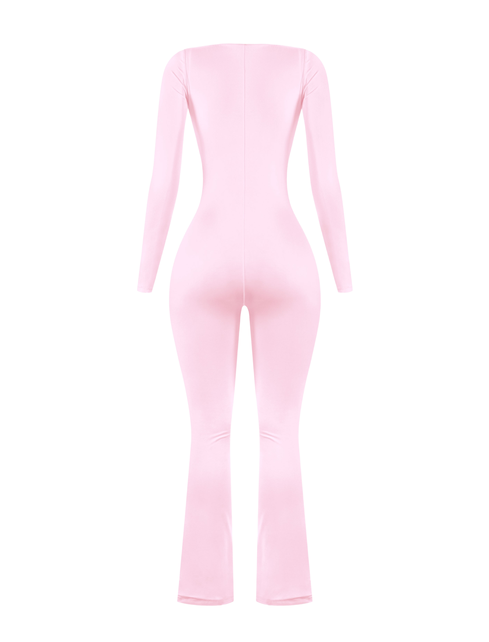 Kaysen Long Sleeve Jumpsuit (Baby Pink)