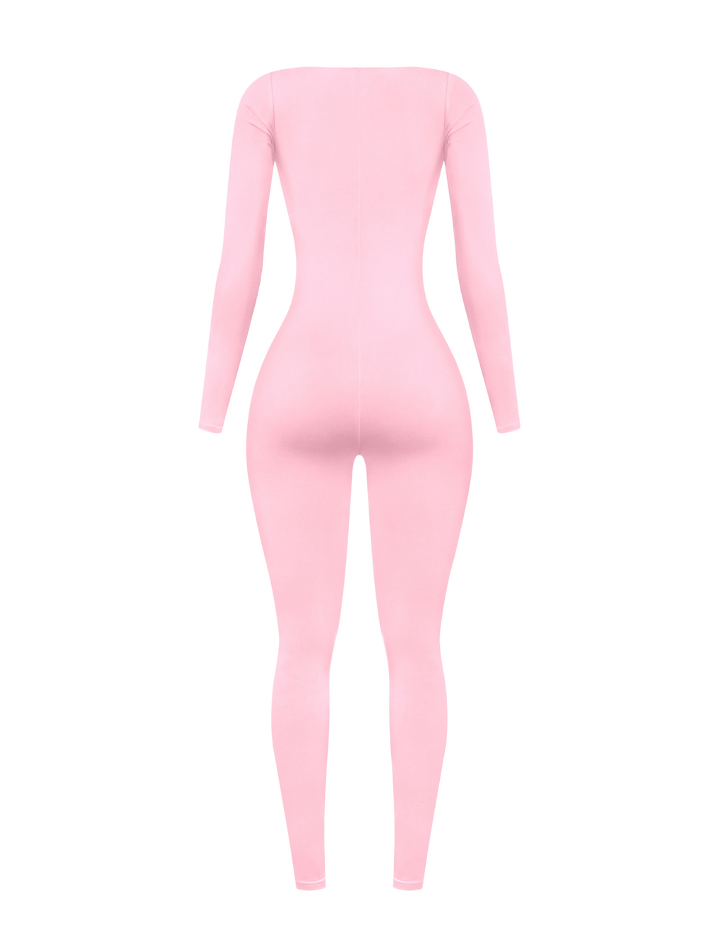 Alessia Long Sleeve Jumpsuit (Light Pink)