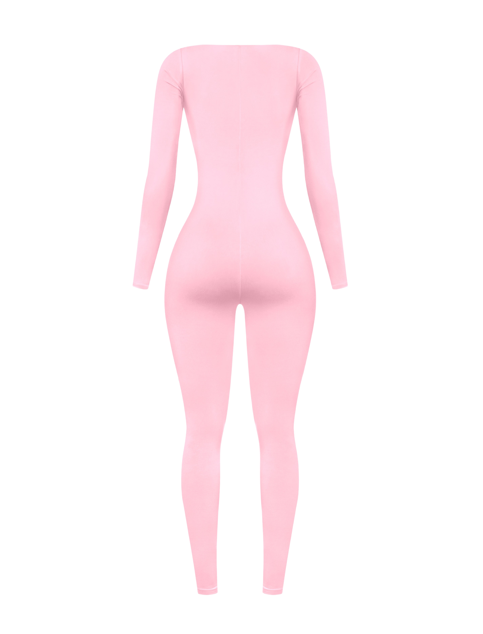Alessia Long Sleeve Jumpsuit (Light Pink)