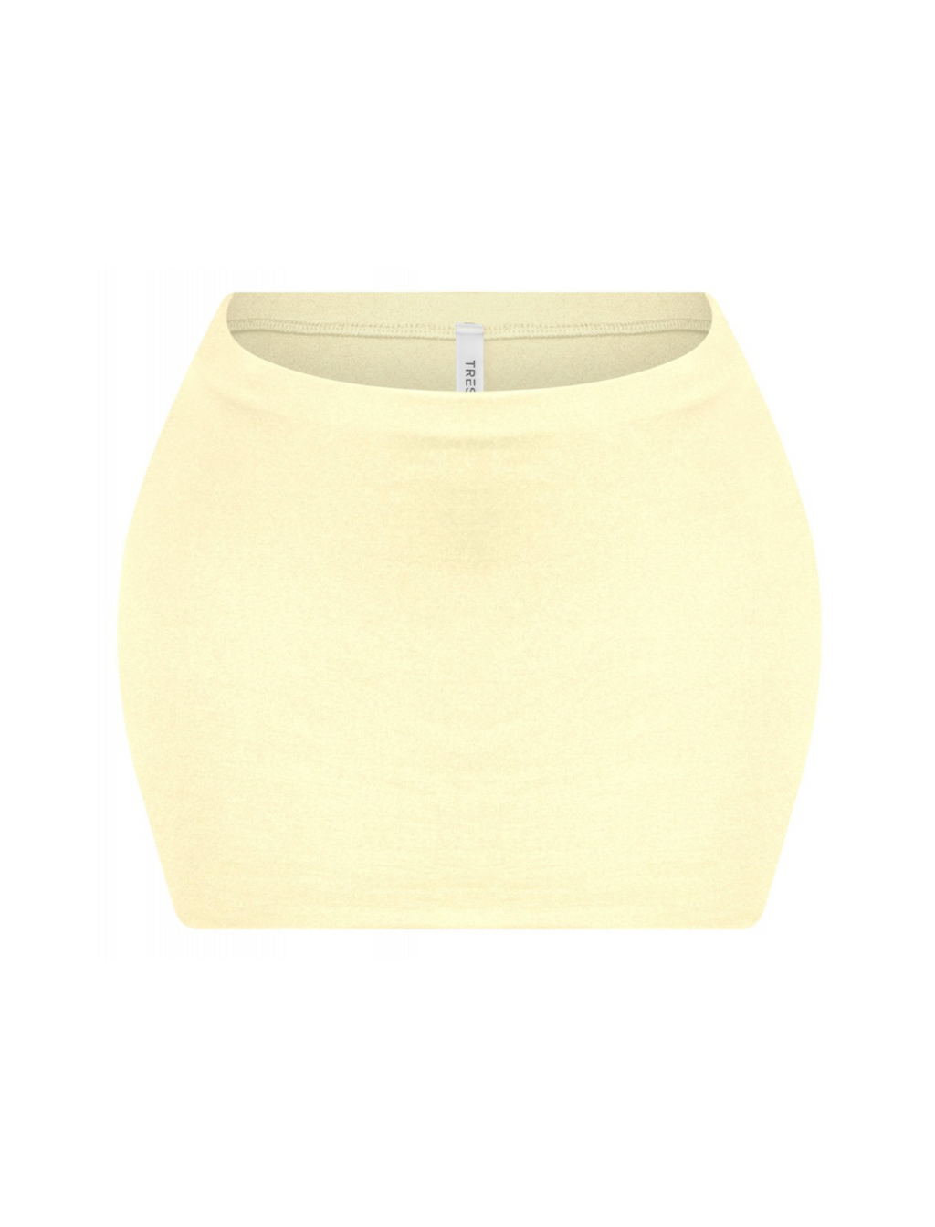 Miko Micro Mini Skirt (Light Yellow)