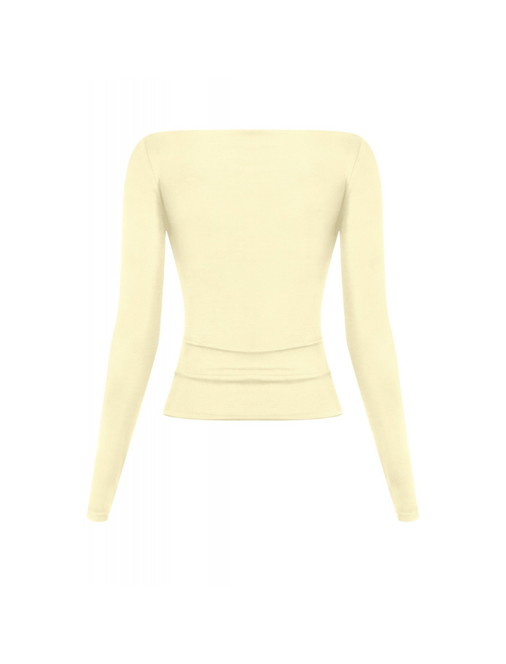 Dana Long Sleeve Top (Light Yellow)